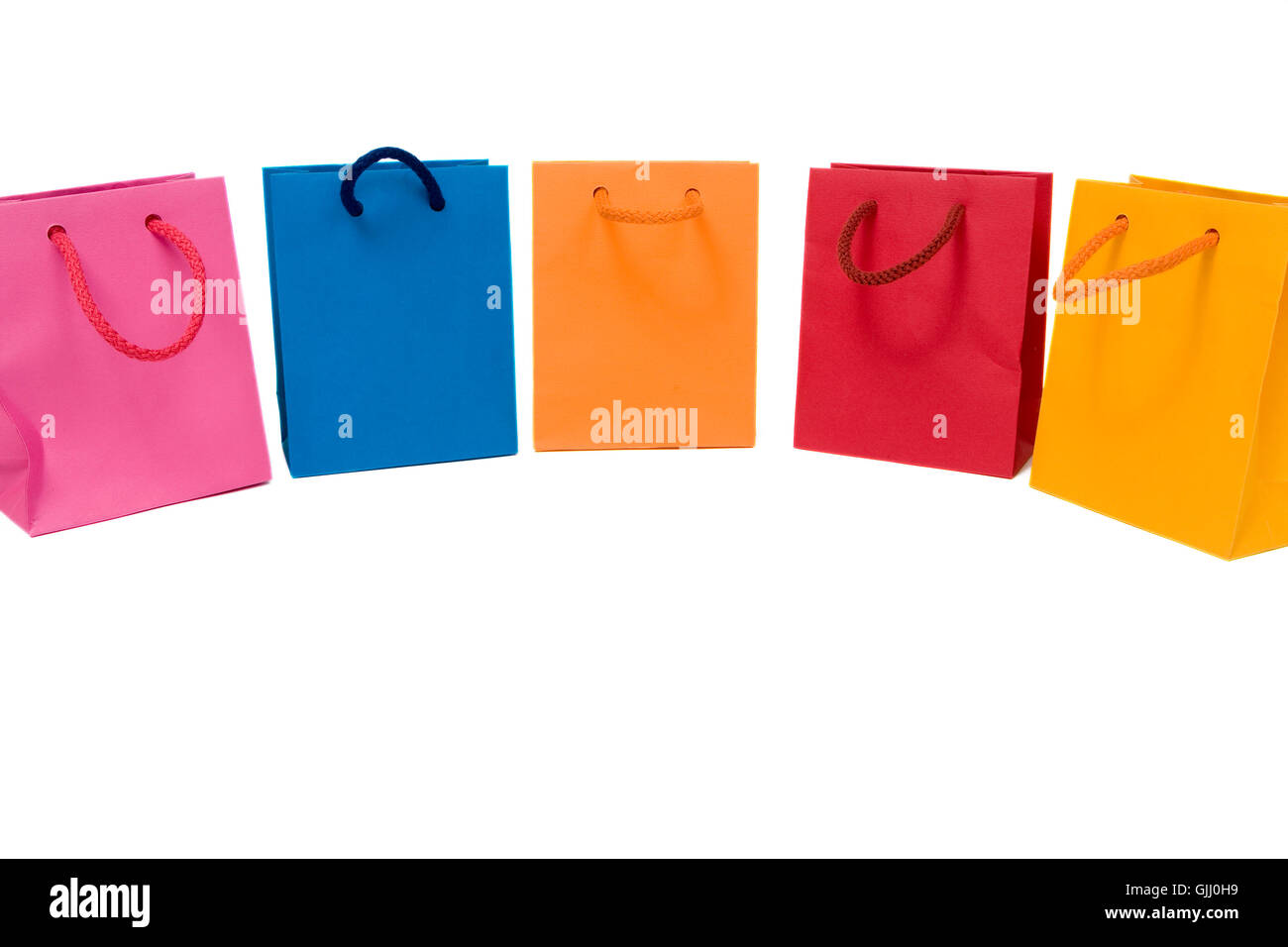 Colorati sacchetti Tote Foto Stock