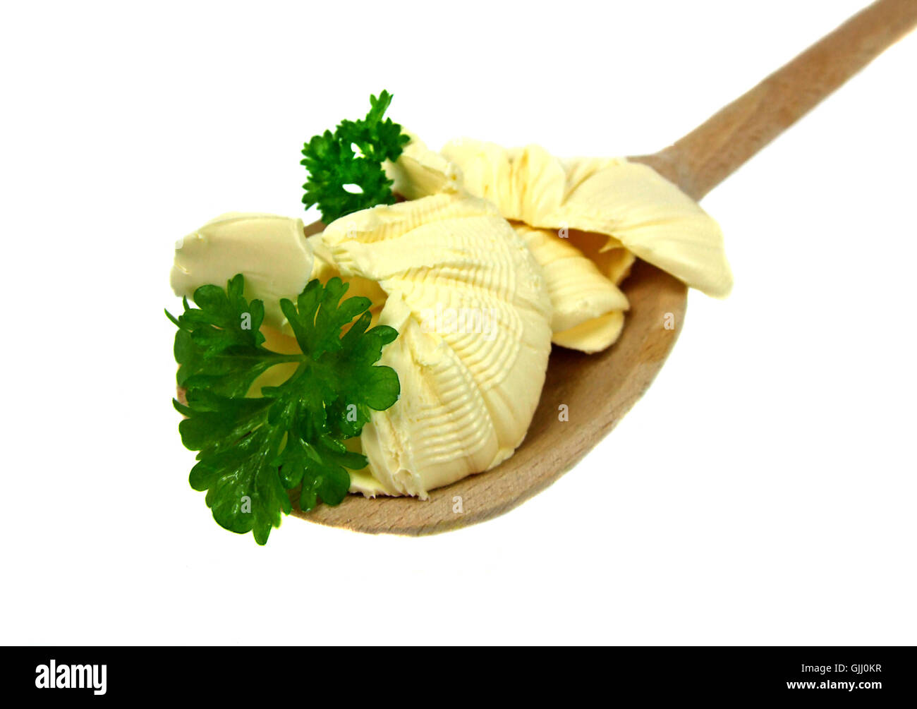 La margarina semi-bold di spessore Foto Stock