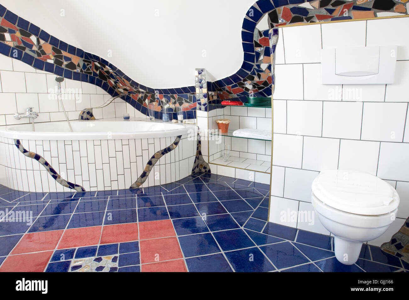 Interior design arredo bagno Foto Stock