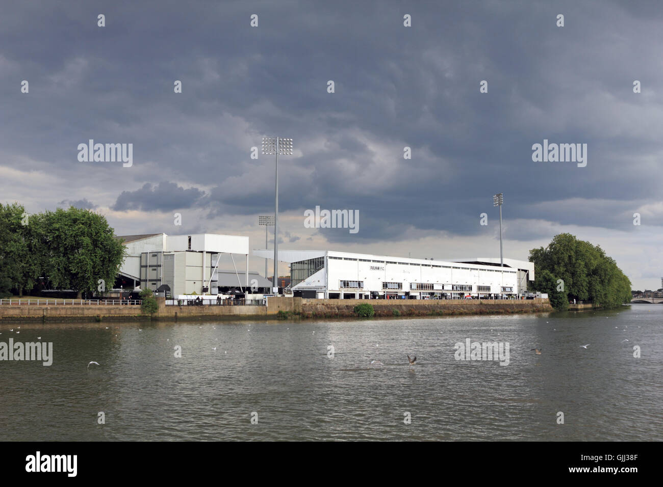 Craven Cottage Fulham Football Club Londra Inghilterra REGNO UNITO Foto Stock