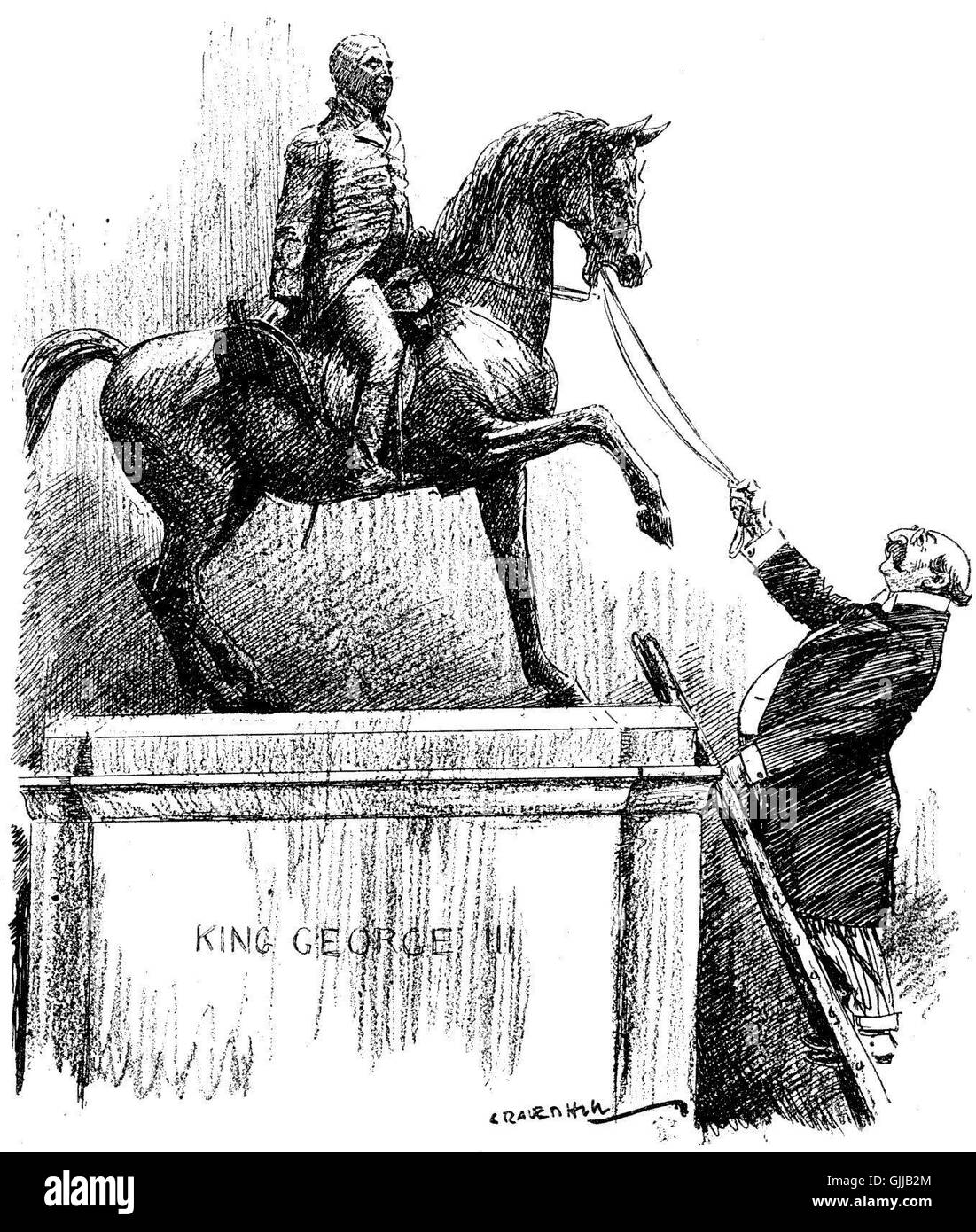 Il cartone animato di Alfred Mond da *Punch* satira le figure politiche e le tendenze sociali dei primi anni del XX secolo. L'umorismo acuto del cartone animato offre un commento visivo sul panorama sociale e politico dell'epoca. Foto Stock