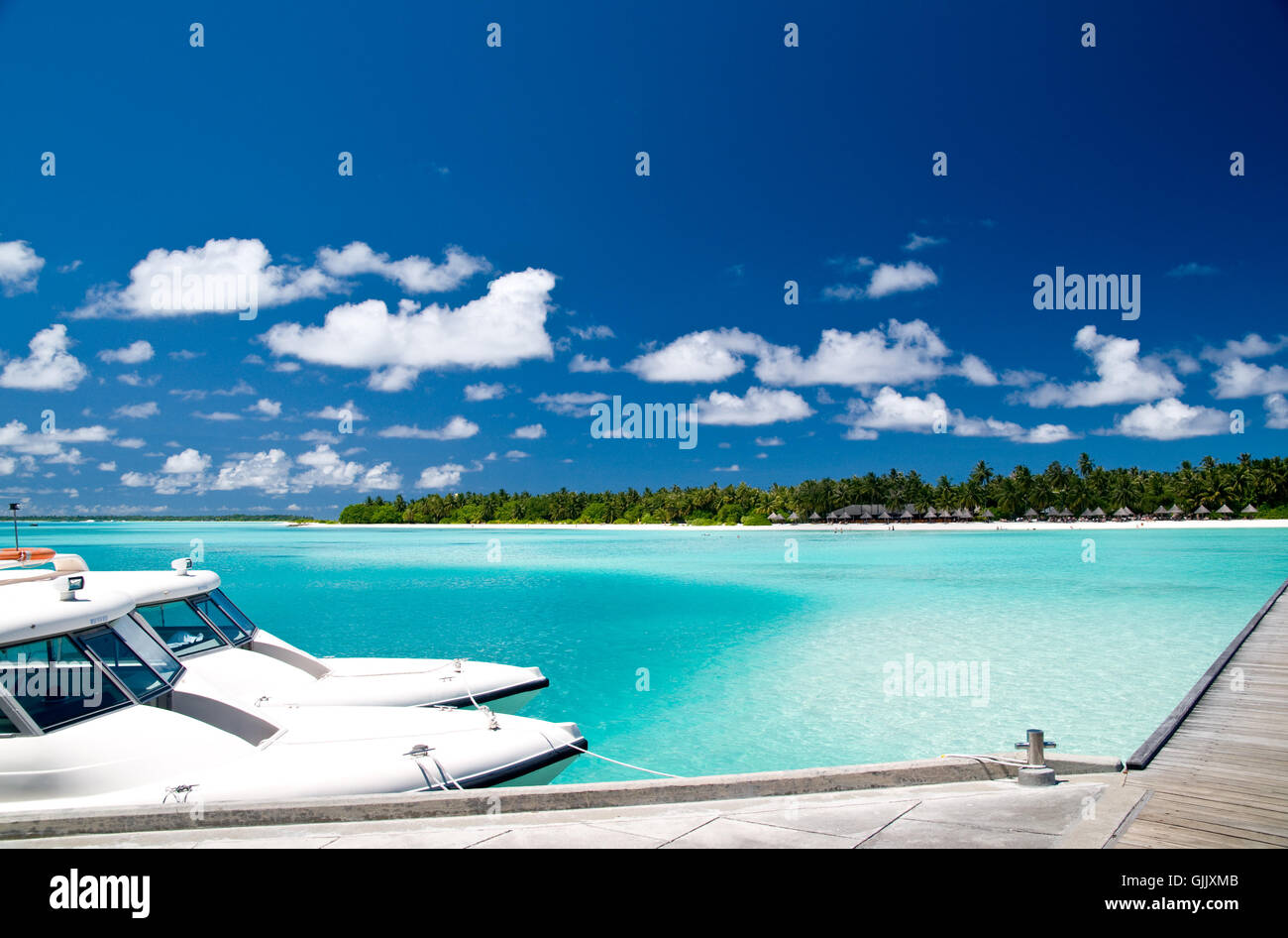 Porto tropicale Foto Stock