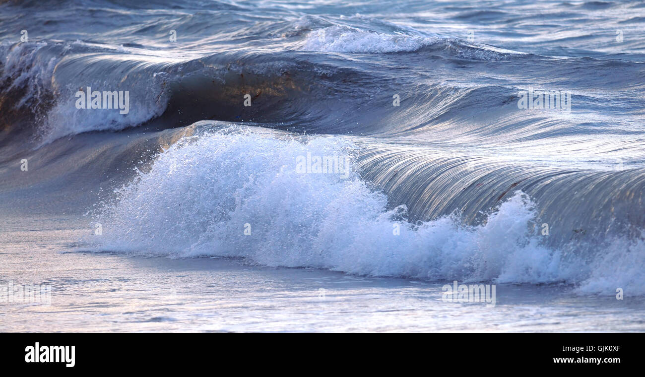 Wild Waves coast Foto Stock