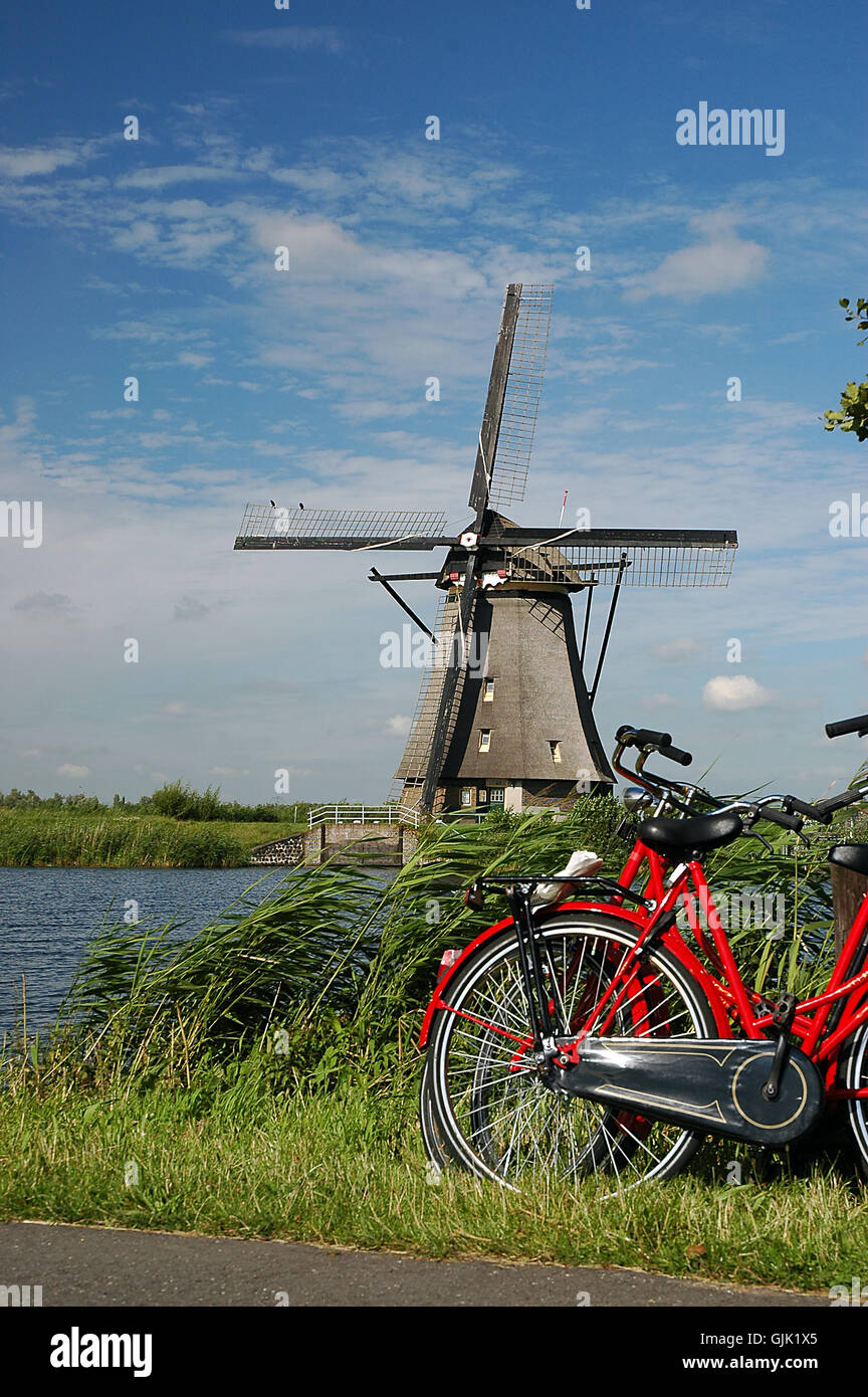 Holland Olanda mulino a vento Foto Stock
