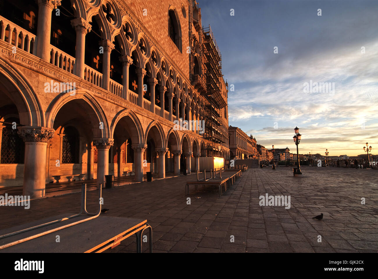 Venezia sunrise travel Foto Stock