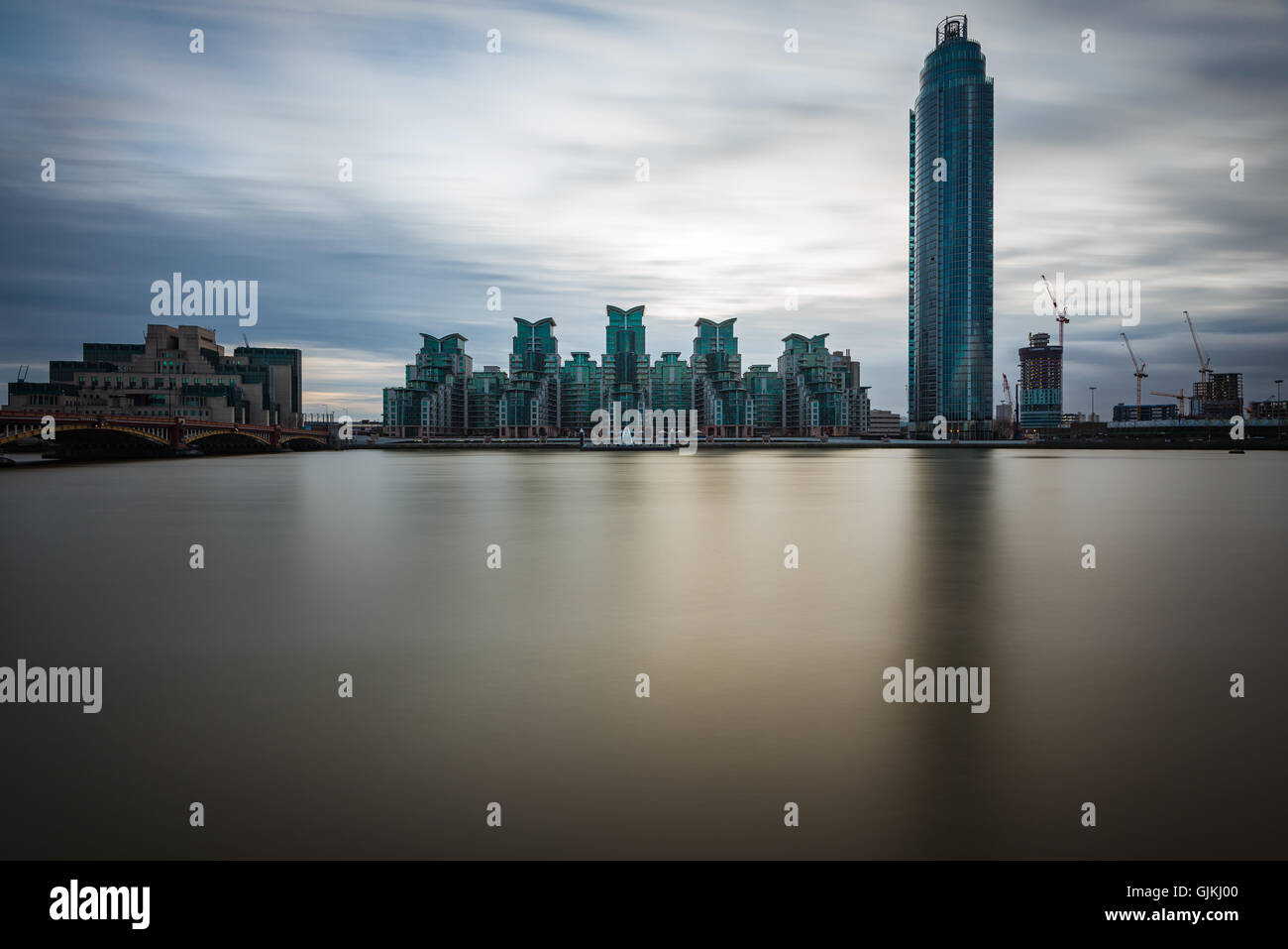 St George's Wharf, Vauxhall, London, Regno Unito Foto Stock