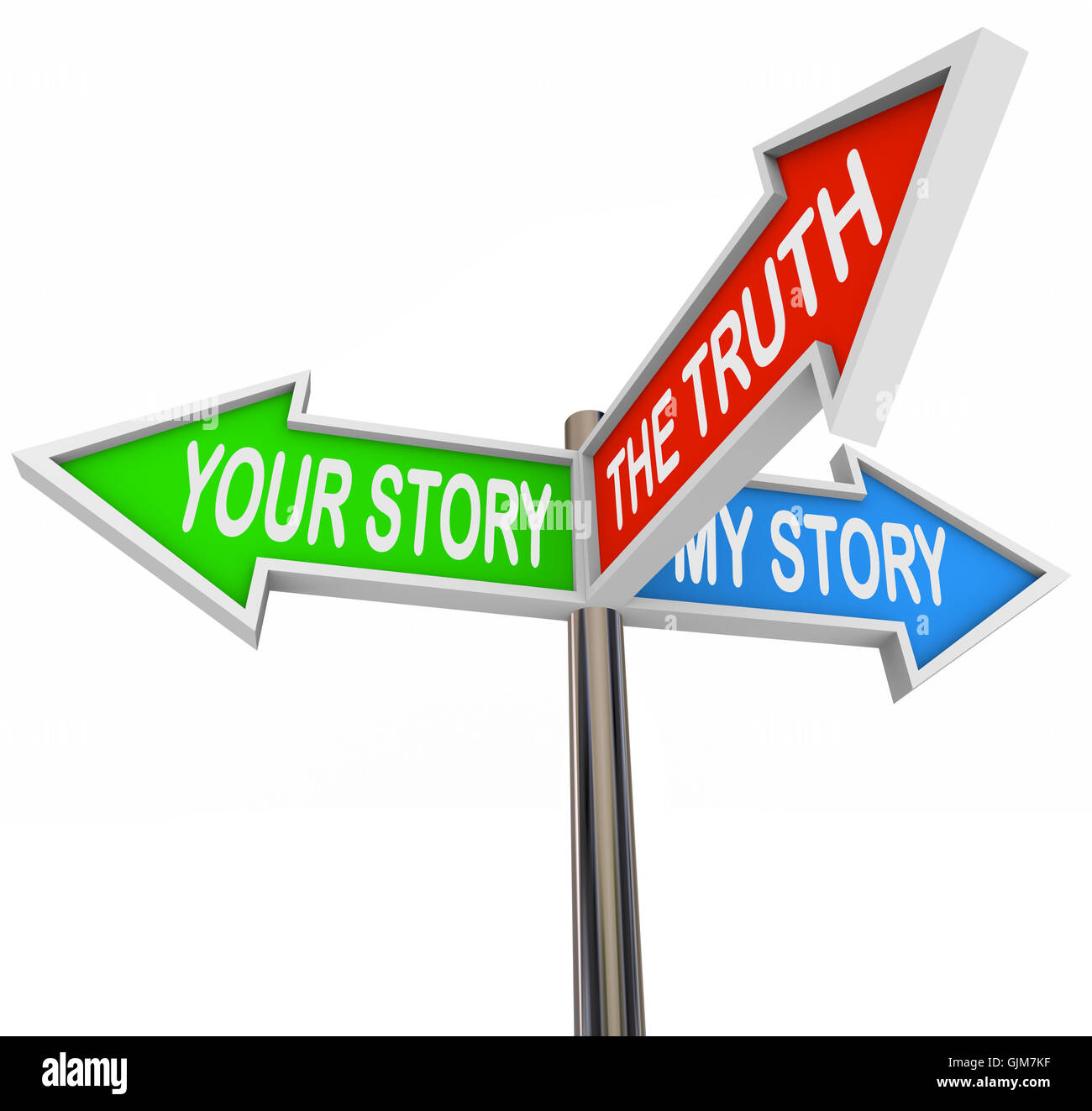 La verità è che tra le mie e le tue storie Foto Stock