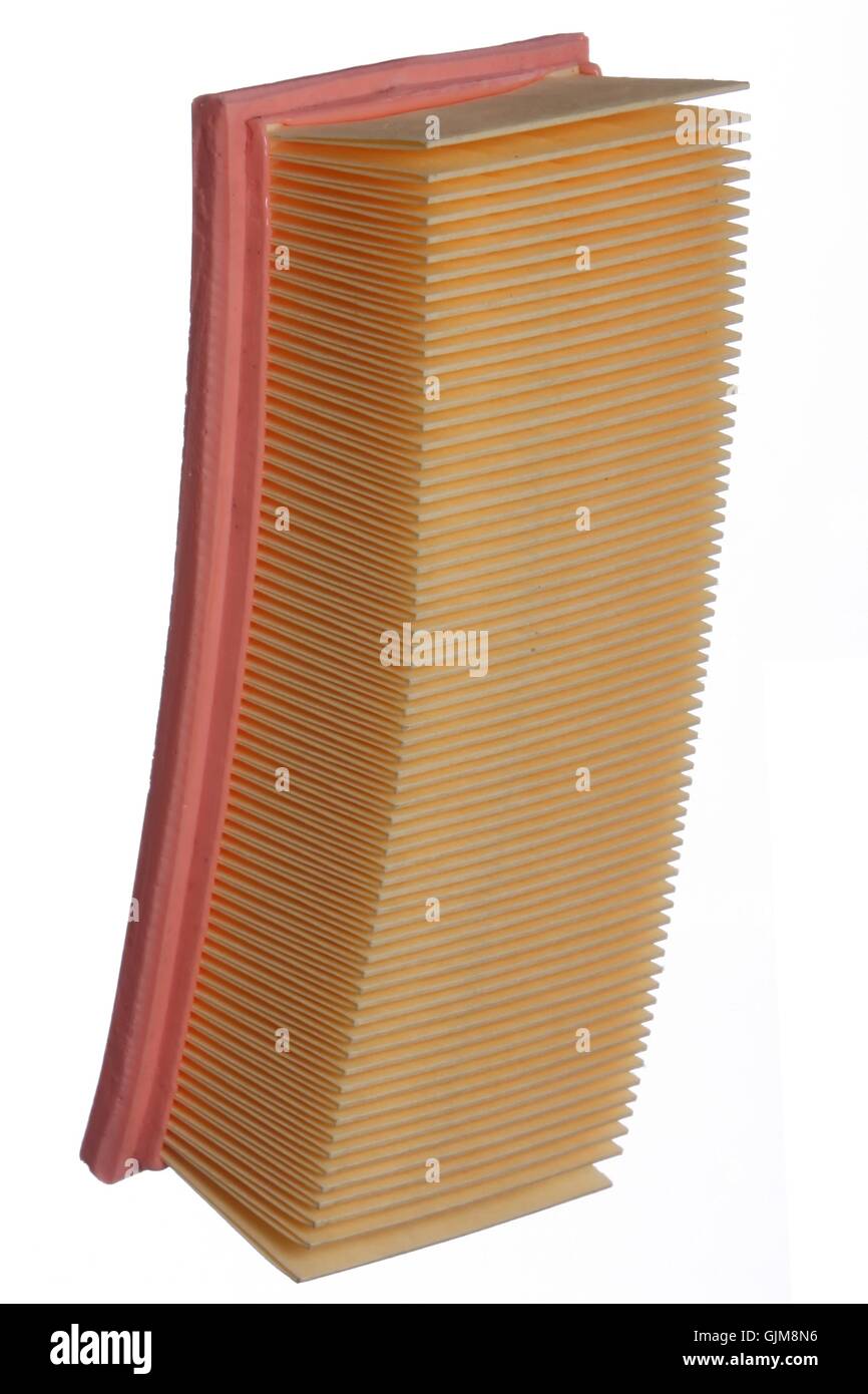 Il filtro dell'aria - isolato Foto Stock