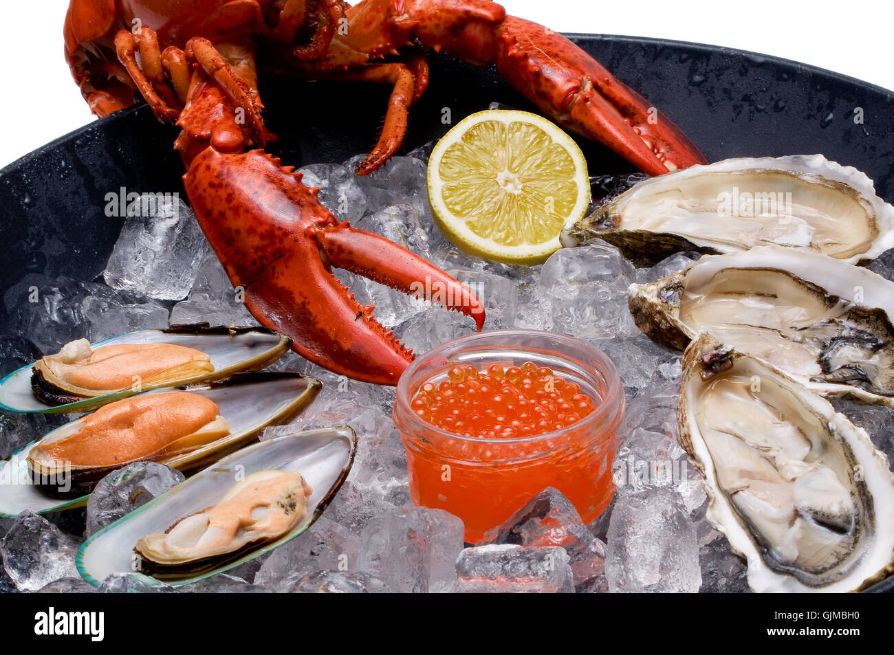 Aprire aragosta animale del mare Foto Stock