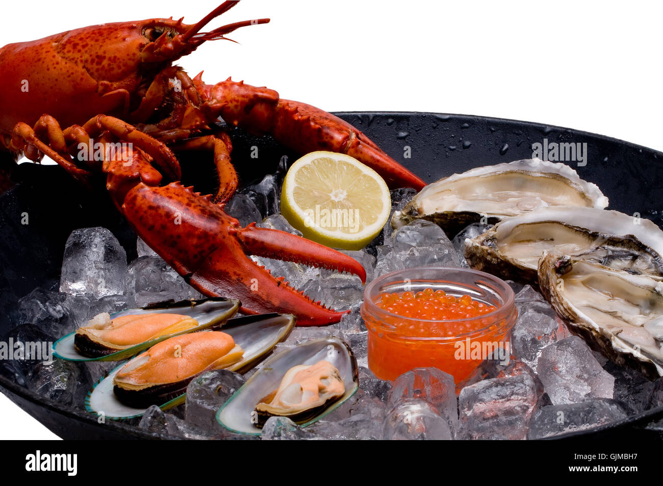 Aprire aragosta animale del mare Foto Stock