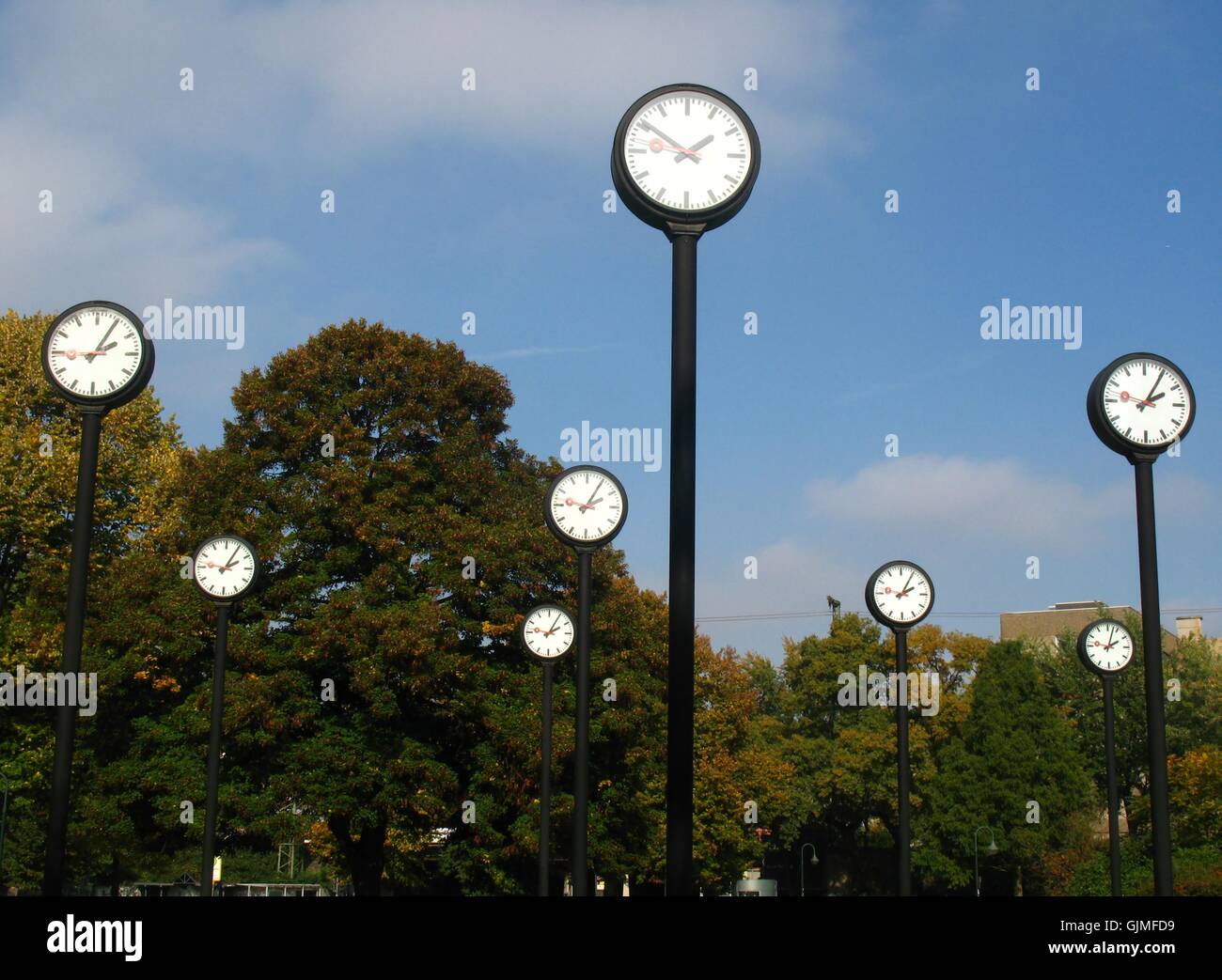 quadrante di orologio tempo Foto Stock