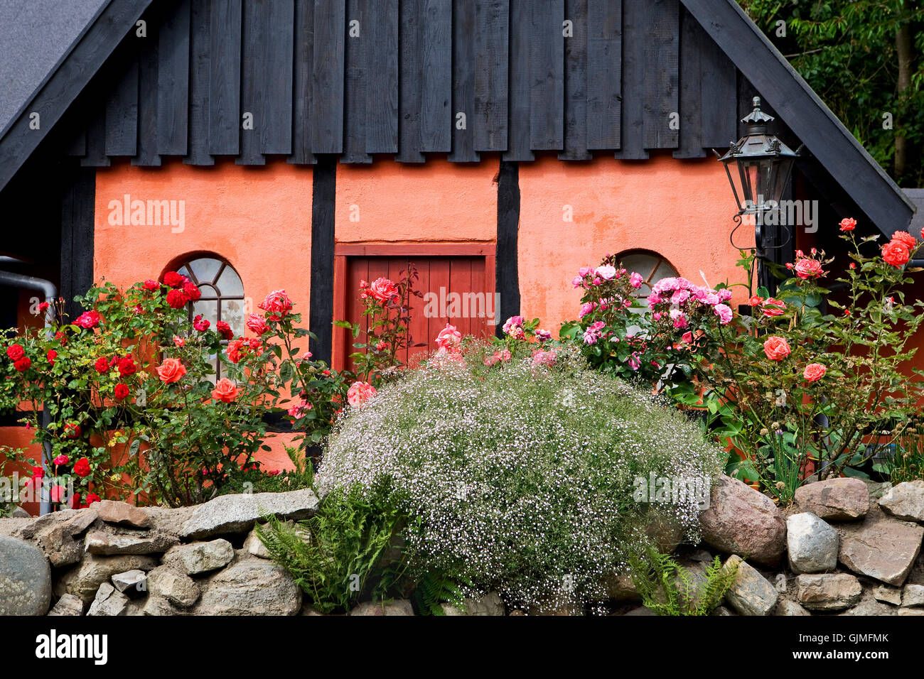 Casa in stile nordic,bornholm,Danimarca Foto Stock
