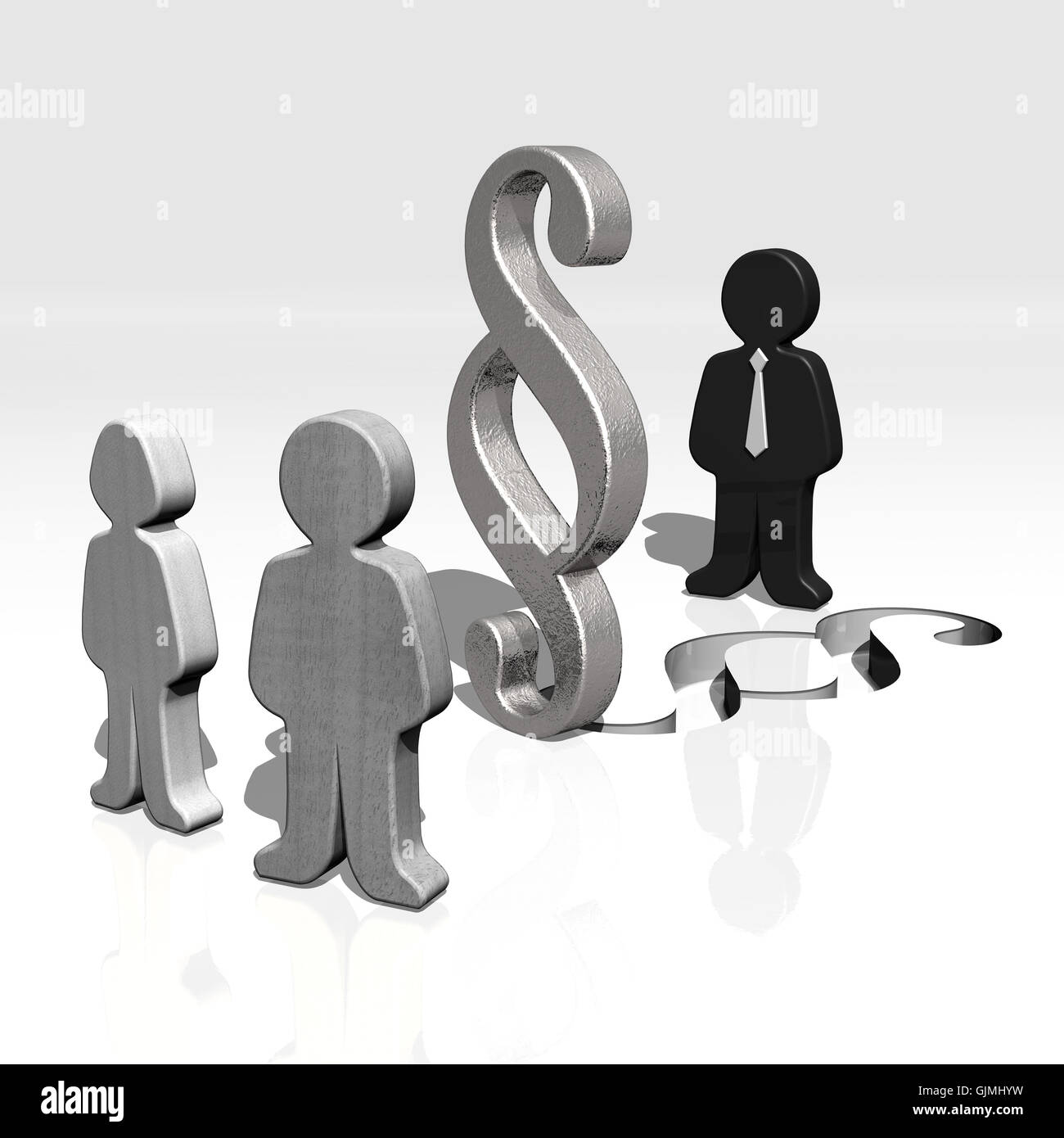 Legge di Giustizia paragrafo Foto Stock