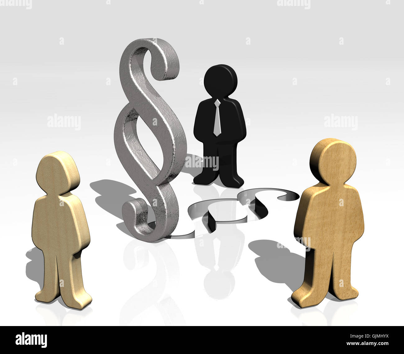 Legge di Giustizia paragrafo Foto Stock