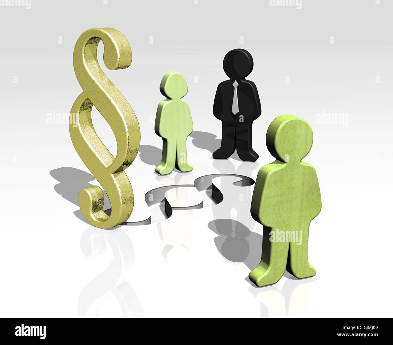 Legge di Giustizia avvocato Foto Stock