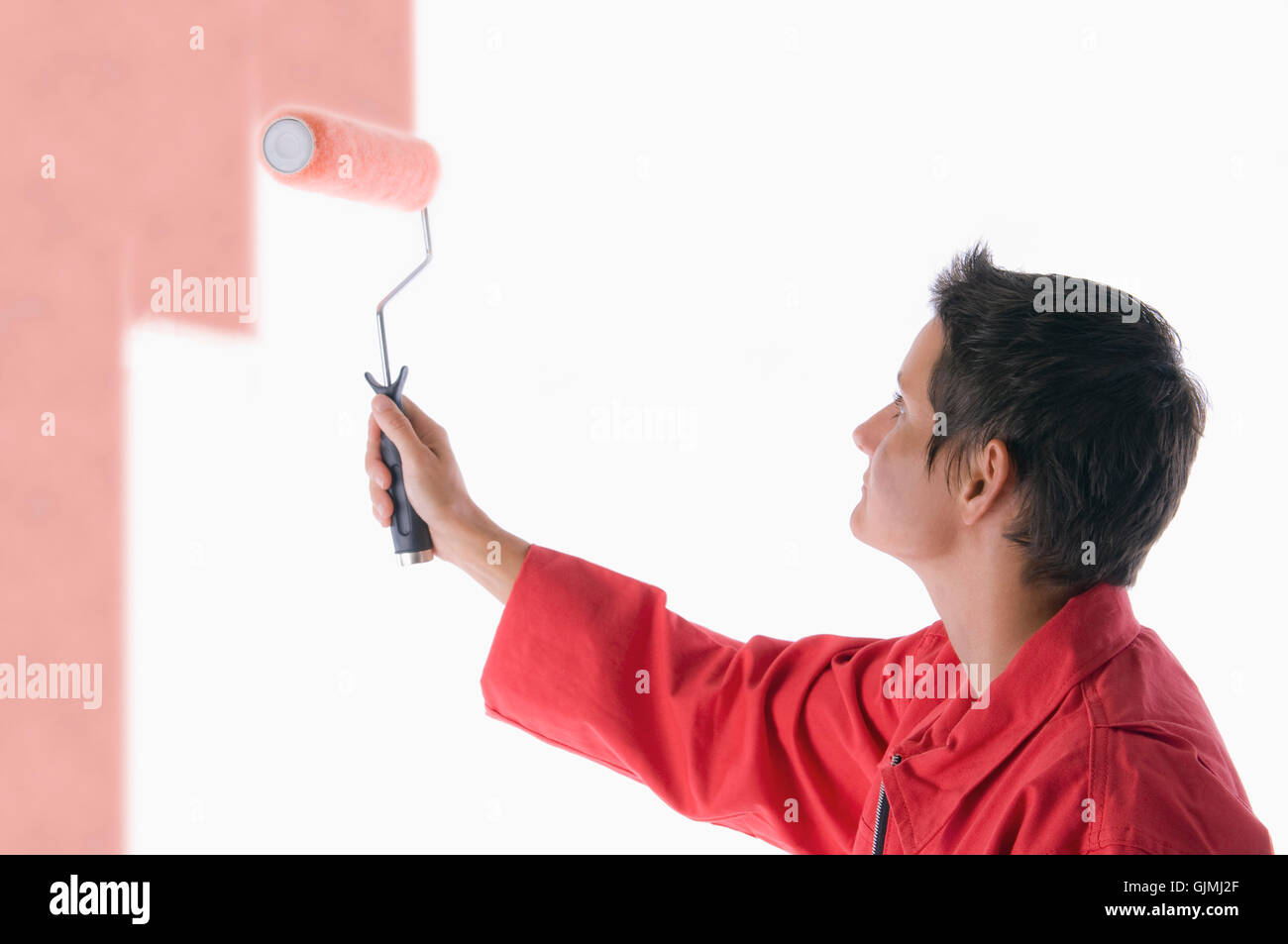 Donna artigiano tradesman Foto Stock