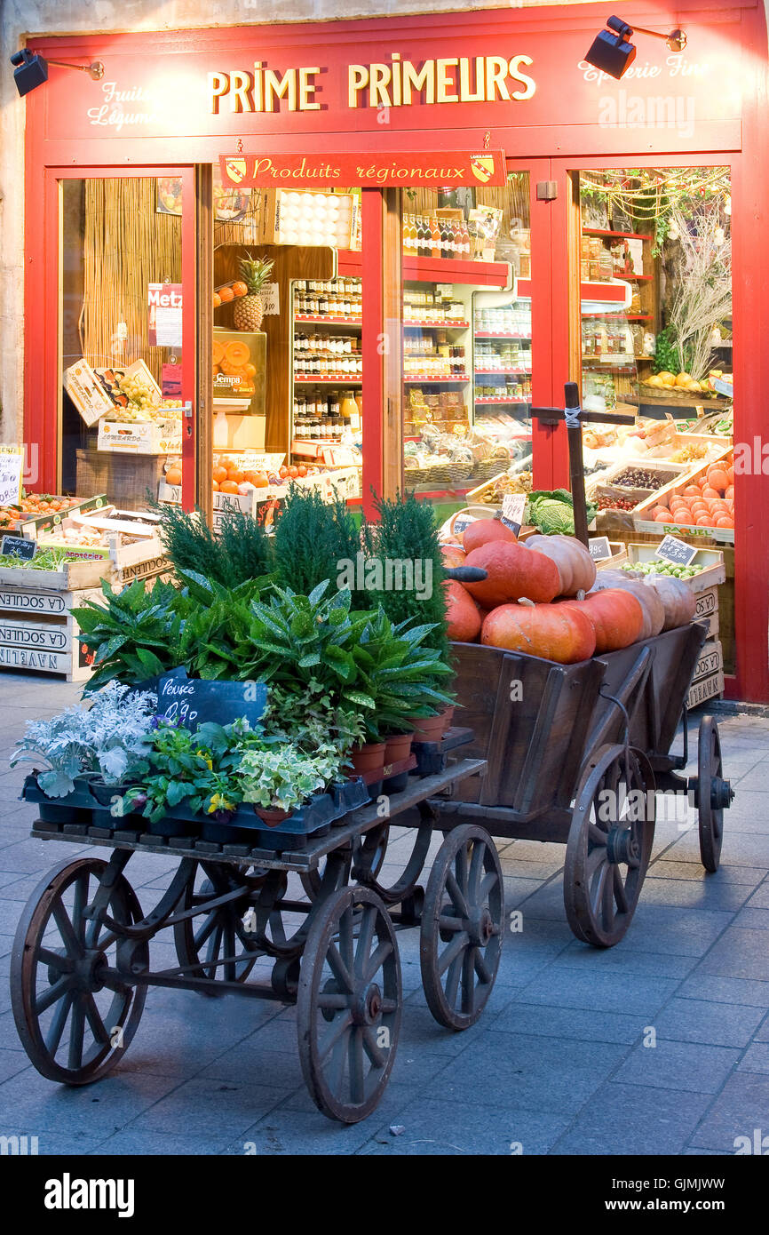 Aliment cibo la sera Foto Stock