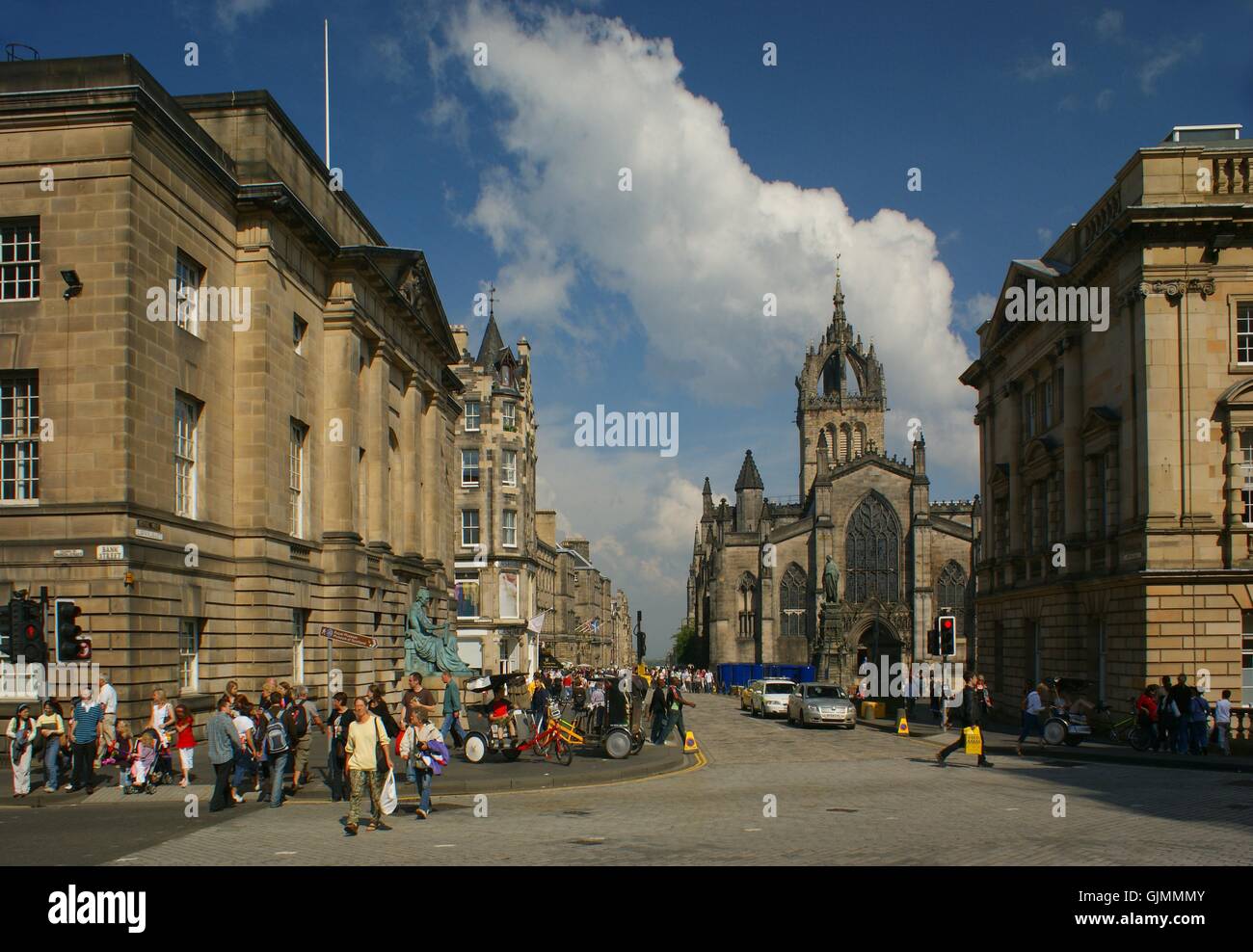 Scozia Edimburgo blue Foto Stock