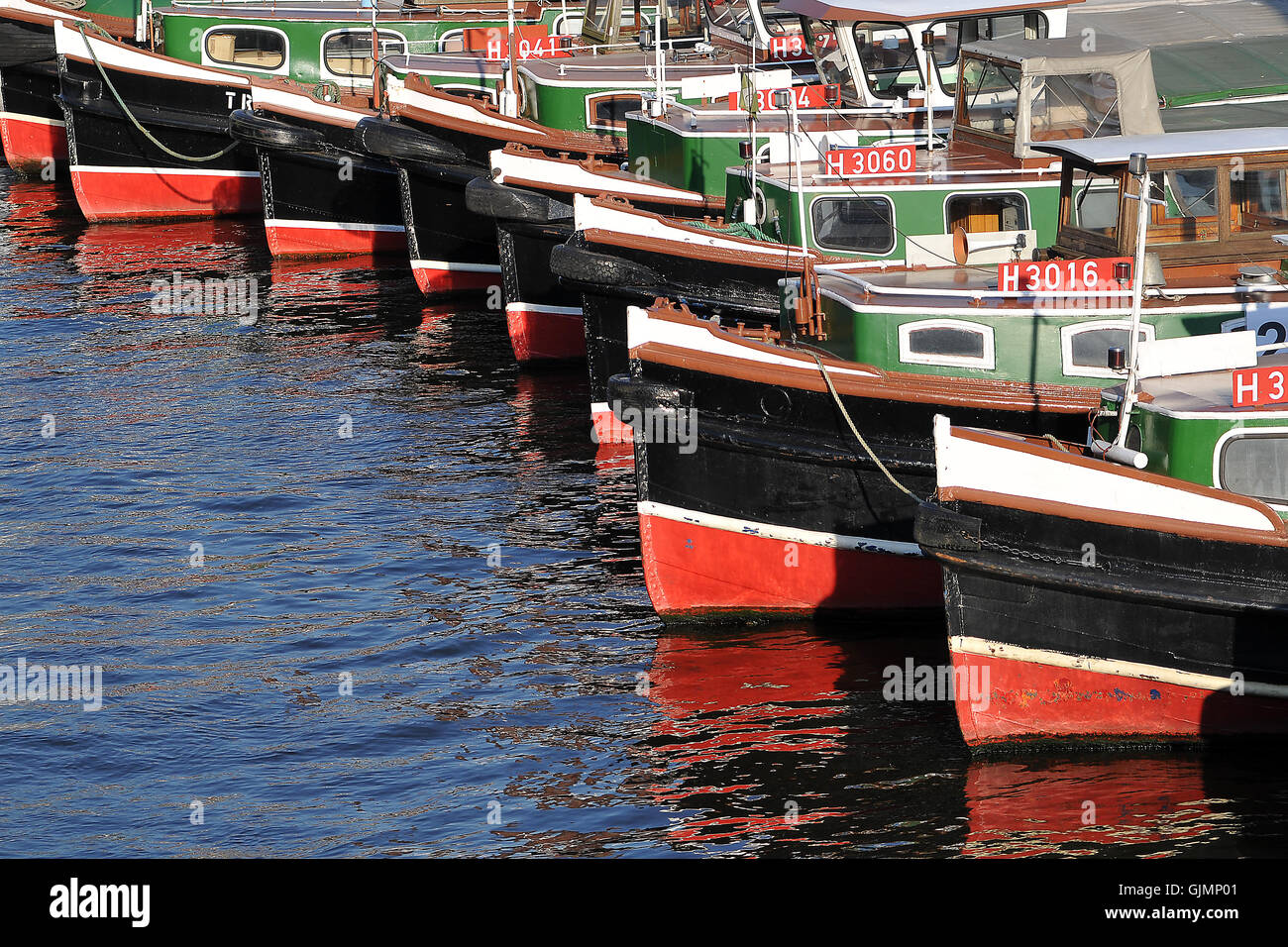 Porto porti di Amburgo Foto Stock