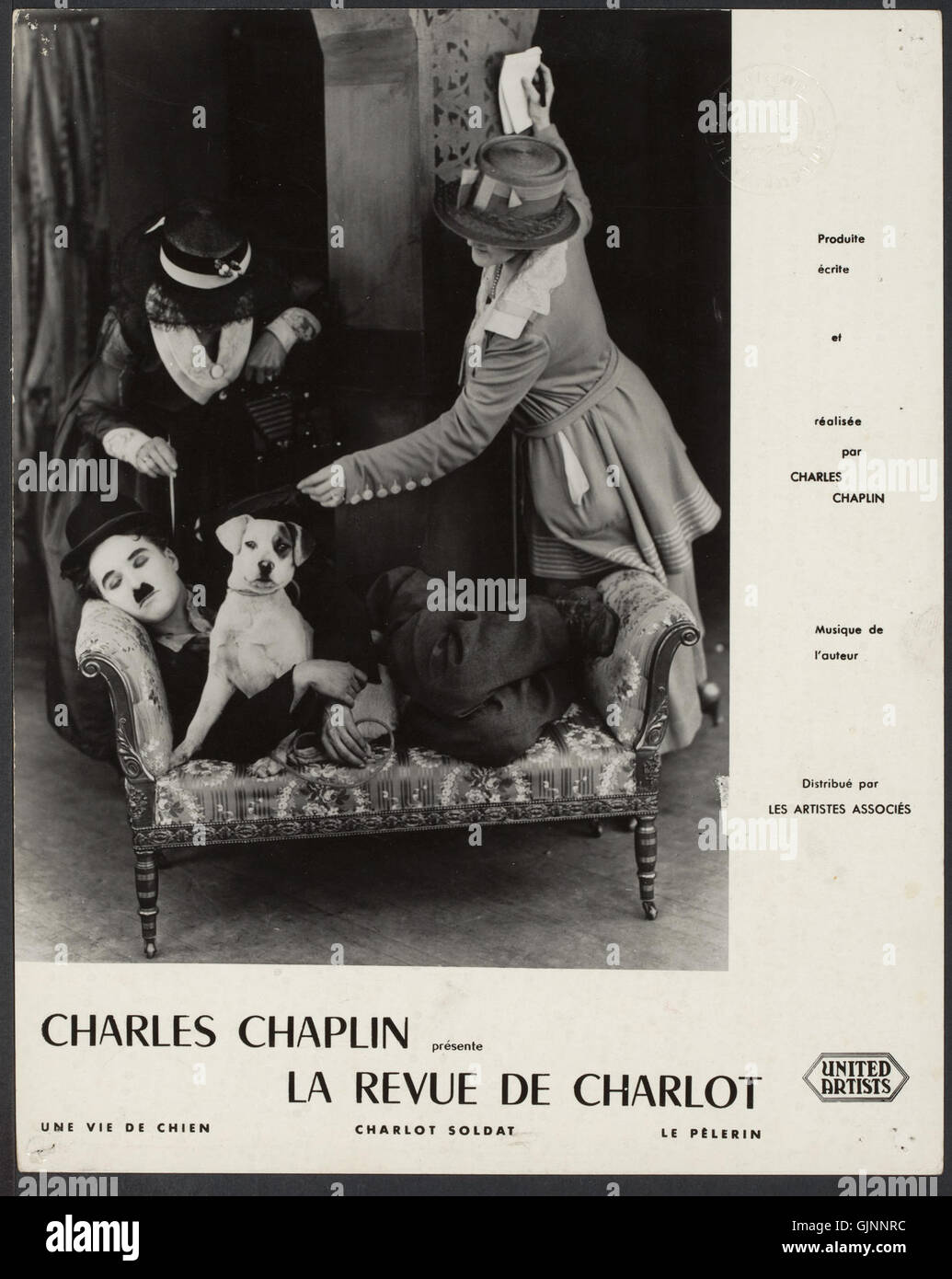 Ancora da Charles Chaplin un cane la vita 1918 Prima Nazionale Immagini occhio UFT291509 Foto Stock