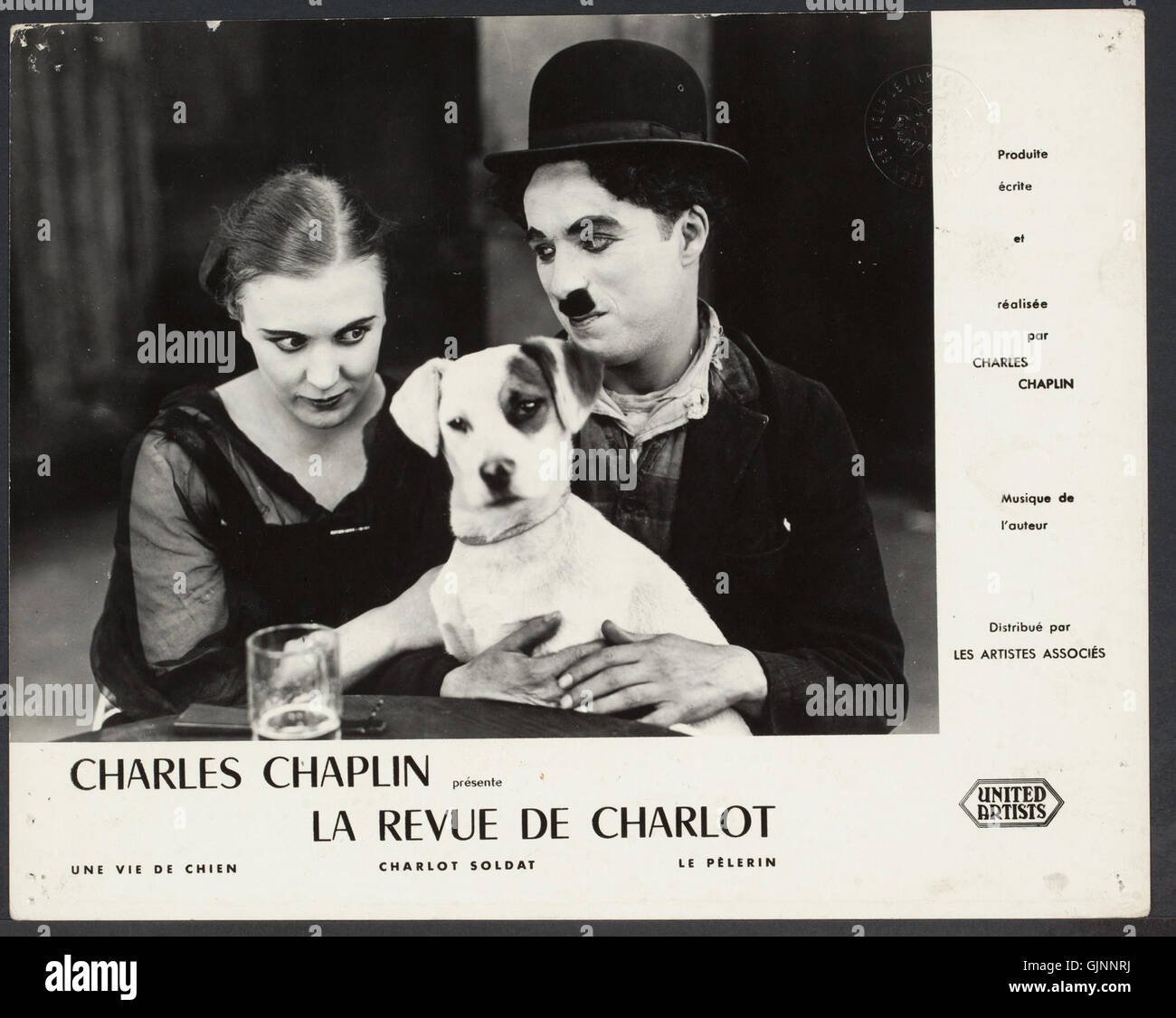 Ancora da Charles Chaplin un cane la vita 1918 Prima Nazionale Immagini occhio UFT612945 Foto Stock