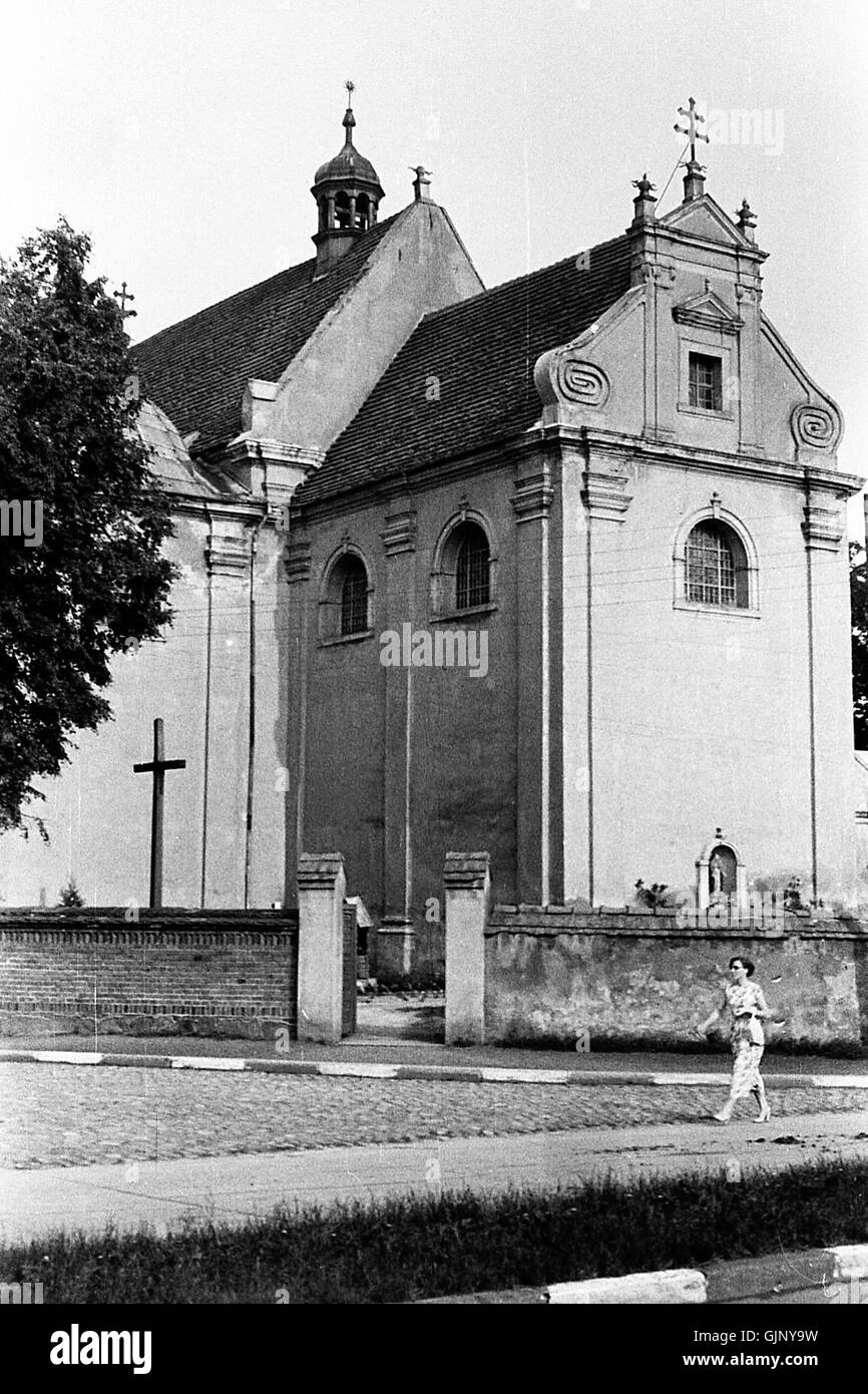 La ZlotÃ³w 1957 NMP è una banconota monetaria polacca, emessa nel 1957, parte di una serie di banconote nazionali che circolavano in Polonia durante la metà del XX secolo. Questa nota rappresenta l'era economica del dopoguerra. Foto Stock