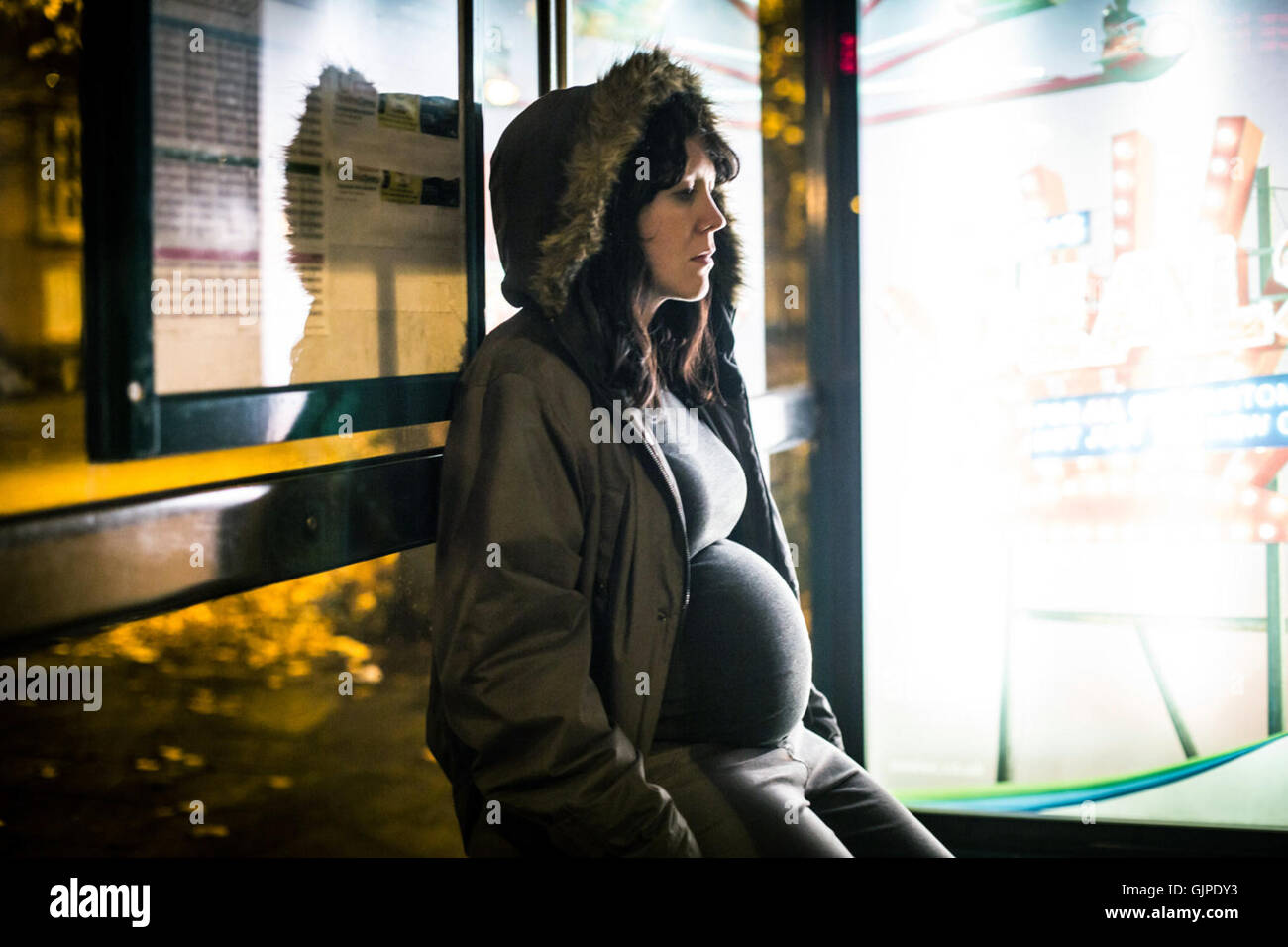 Prevenge è un nuovo film diretto da Alice Lowe. Questa fotografia è per il solo uso editoriale ed è il copyright del film company e/o il fotografo assegnato dal film o società di produzione e può essere riprodotto solo da pubblicazioni in congiunzione con la promozione del film di cui sopra. Un credito per il film company è richiesto. Il fotografo deve anche essere accreditato quando noto. Foto Stock