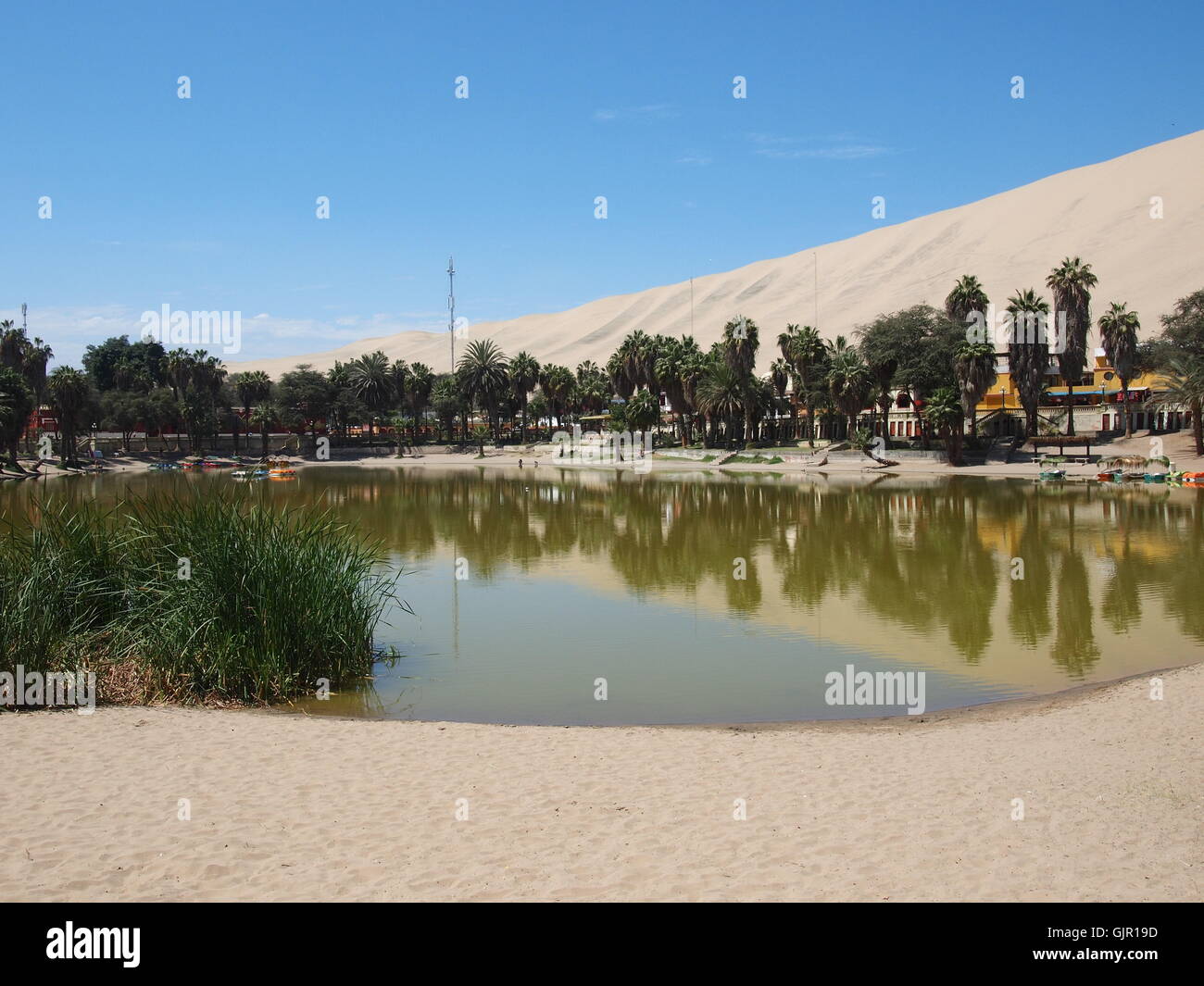 Huacachina Oasis Foto Stock