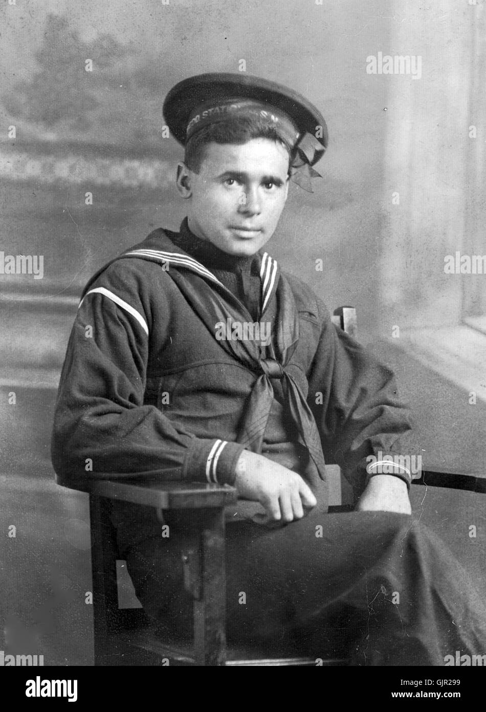 Marina degli Stati Uniti marinaio di WW1 Foto Stock