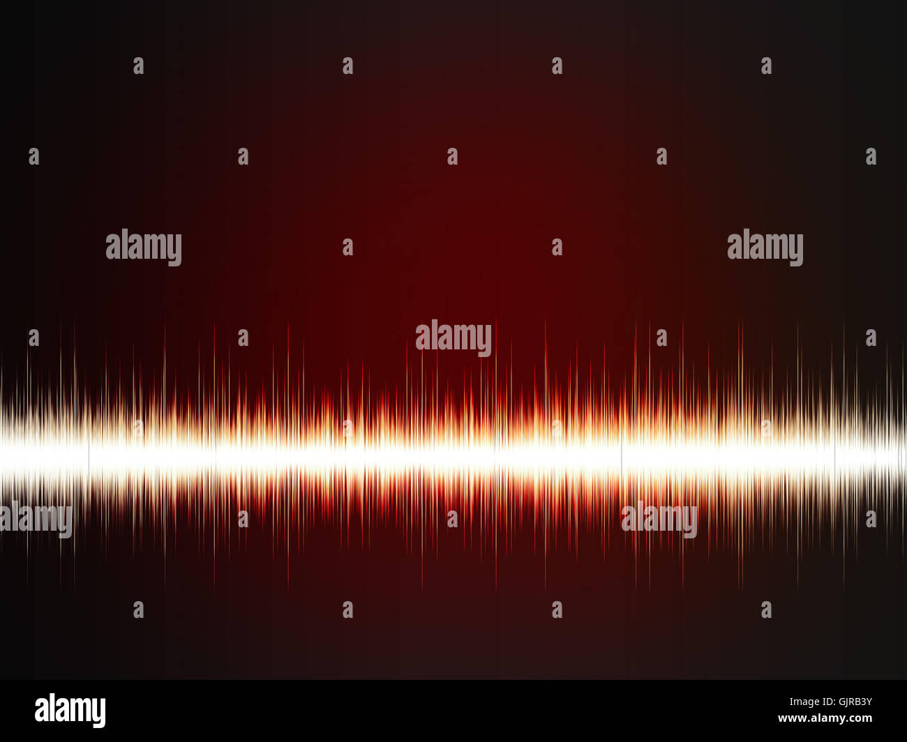 Audio Wave Foto Stock