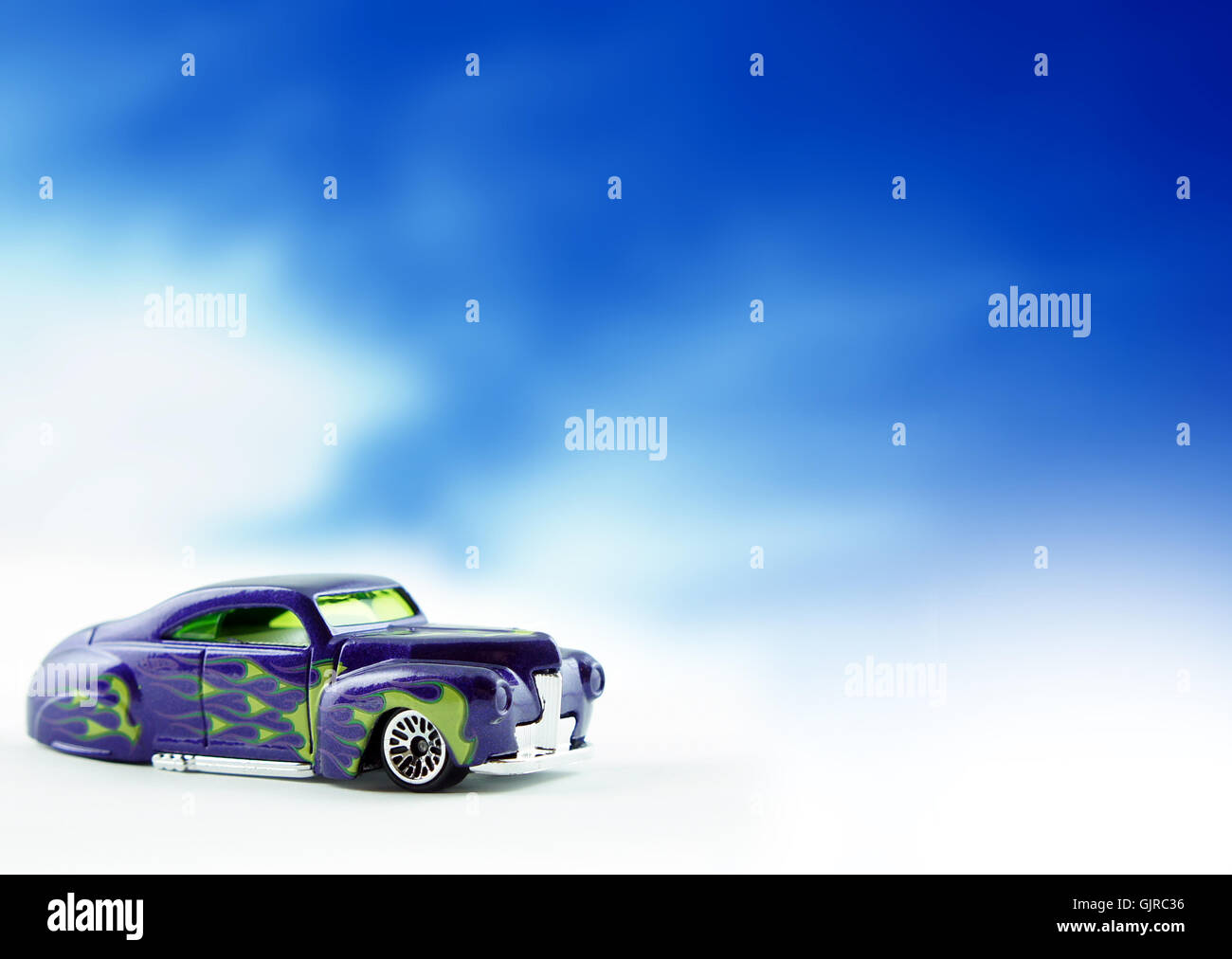 Biciclo giocattolo auto Foto Stock