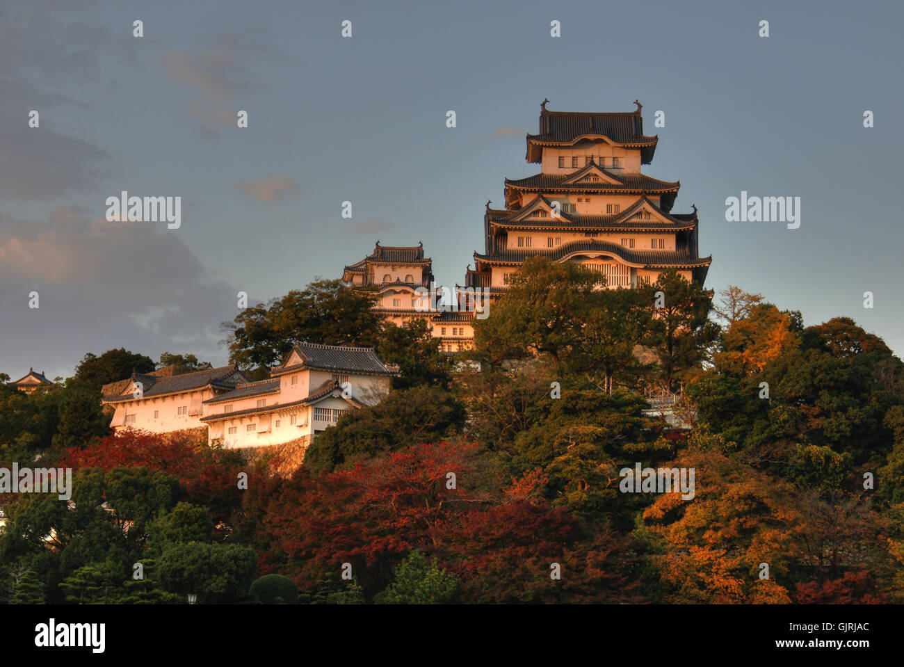 Castello di Himeji Foto Stock