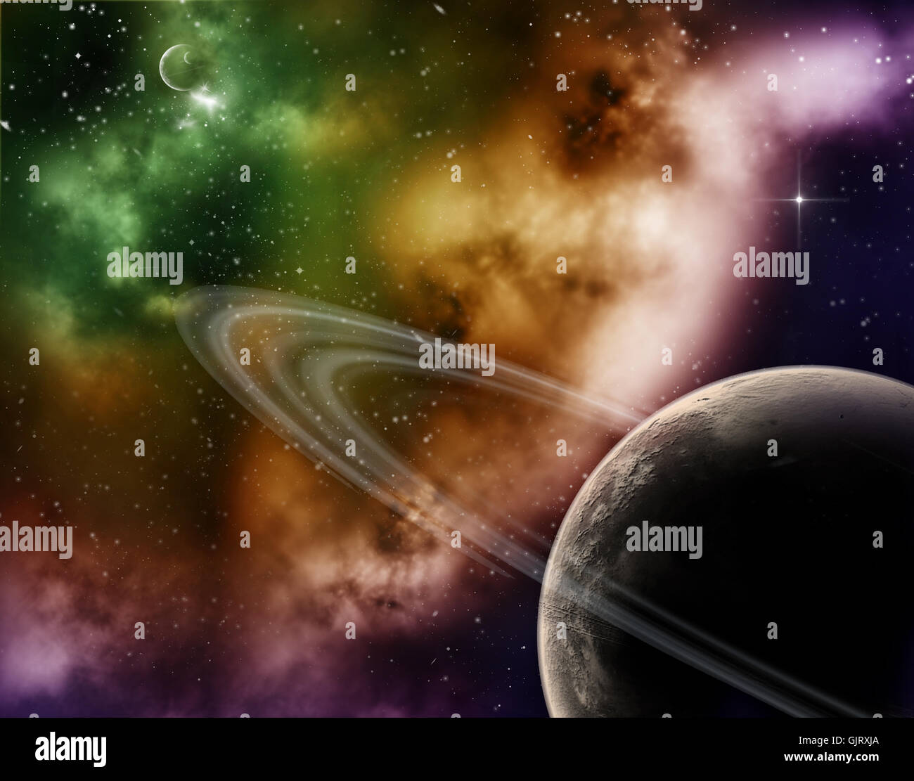 Cosmo galaxy big Foto Stock