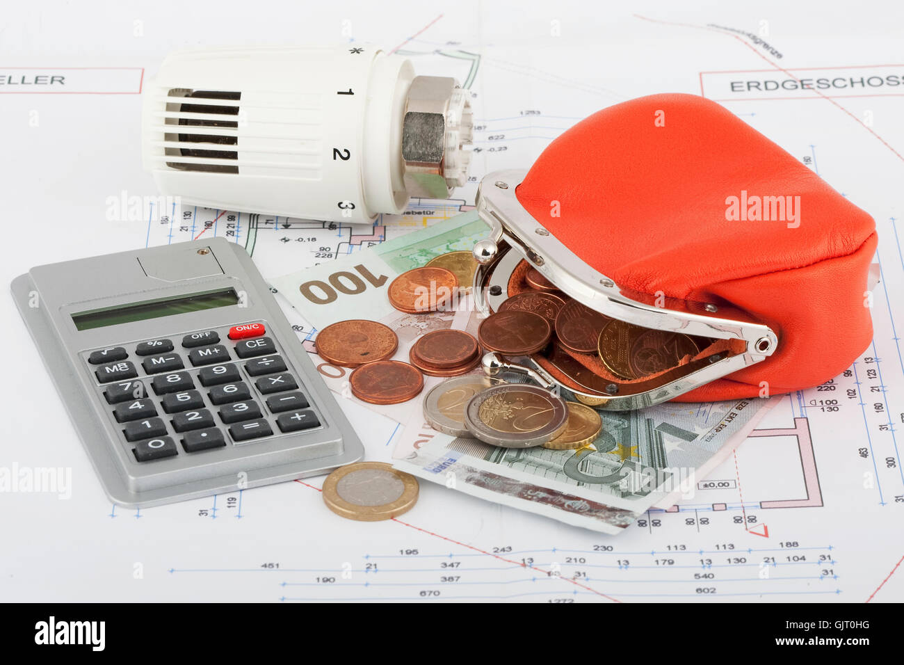costi energetici Foto Stock