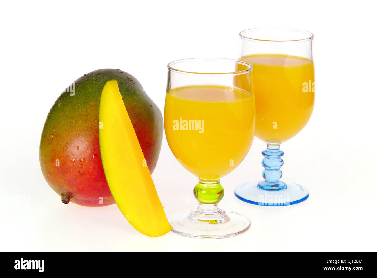 Verde succo di frutta Foto Stock