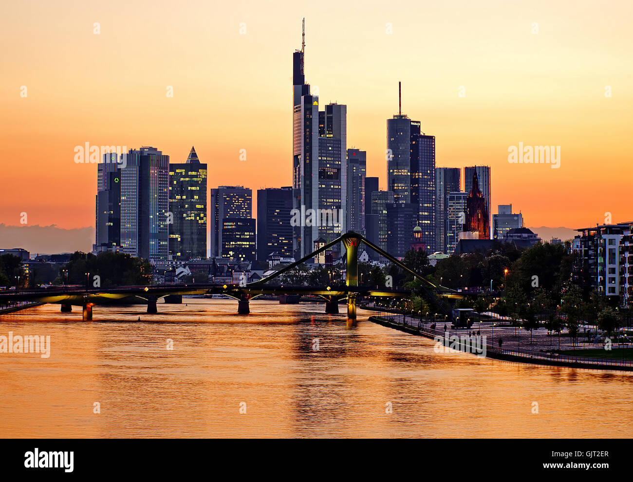 Frankfurt am Main Foto Stock