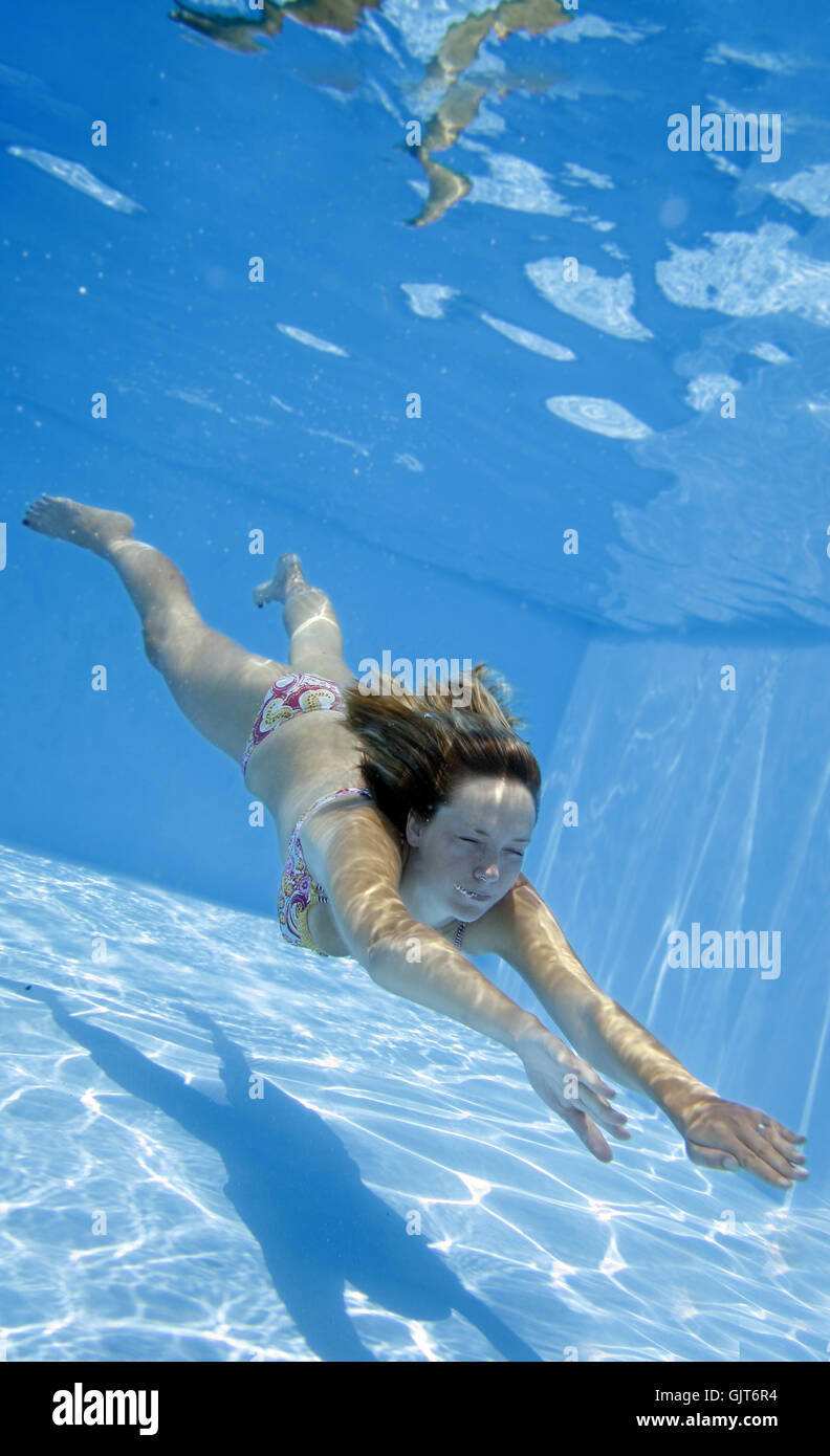 Donna vacanza vacanze Foto Stock