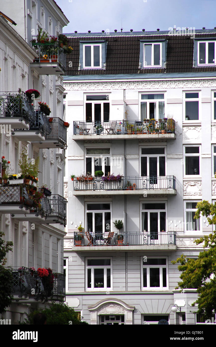 Casa edificiio multipiano edificio multipiano Foto Stock
