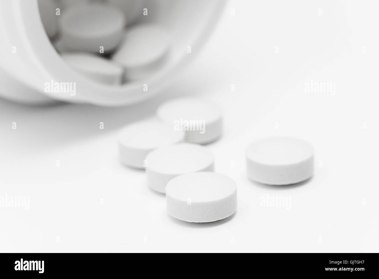 Compresse pillole di prescrizione Foto Stock