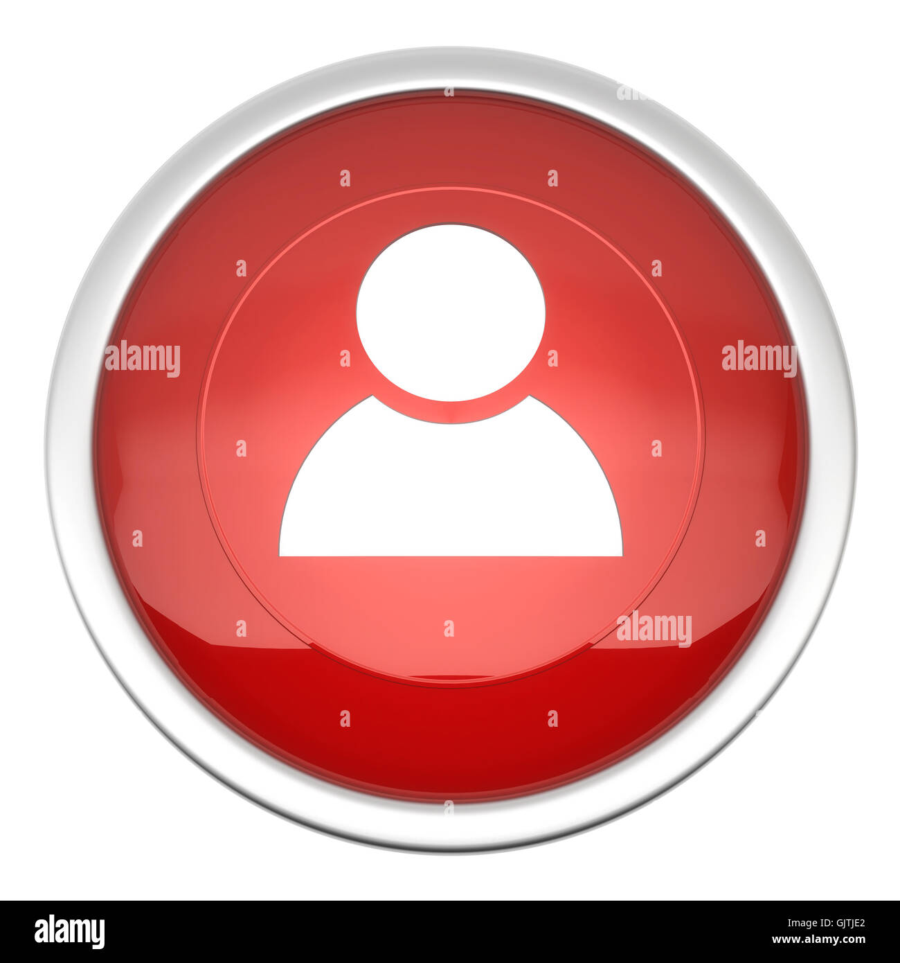 Icona pulsante internet Foto Stock