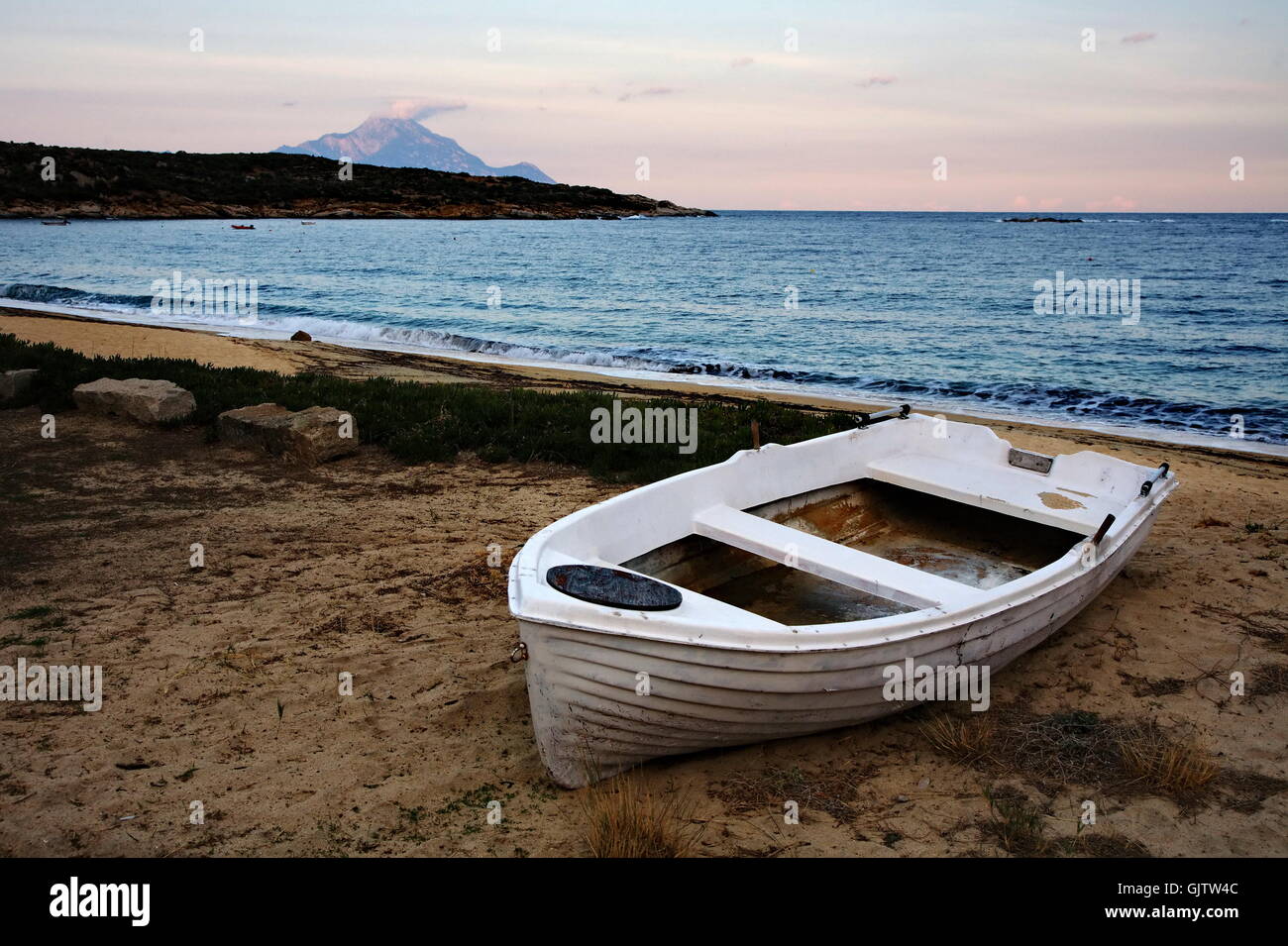 Grecia mediterraneo di acqua Foto Stock