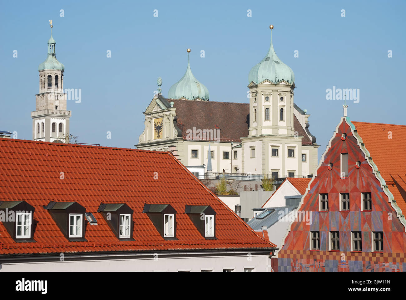Città città Germania Foto Stock