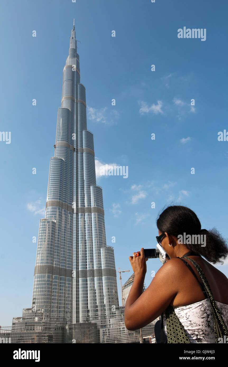 Turismo emirati arabi uniti Foto Stock
