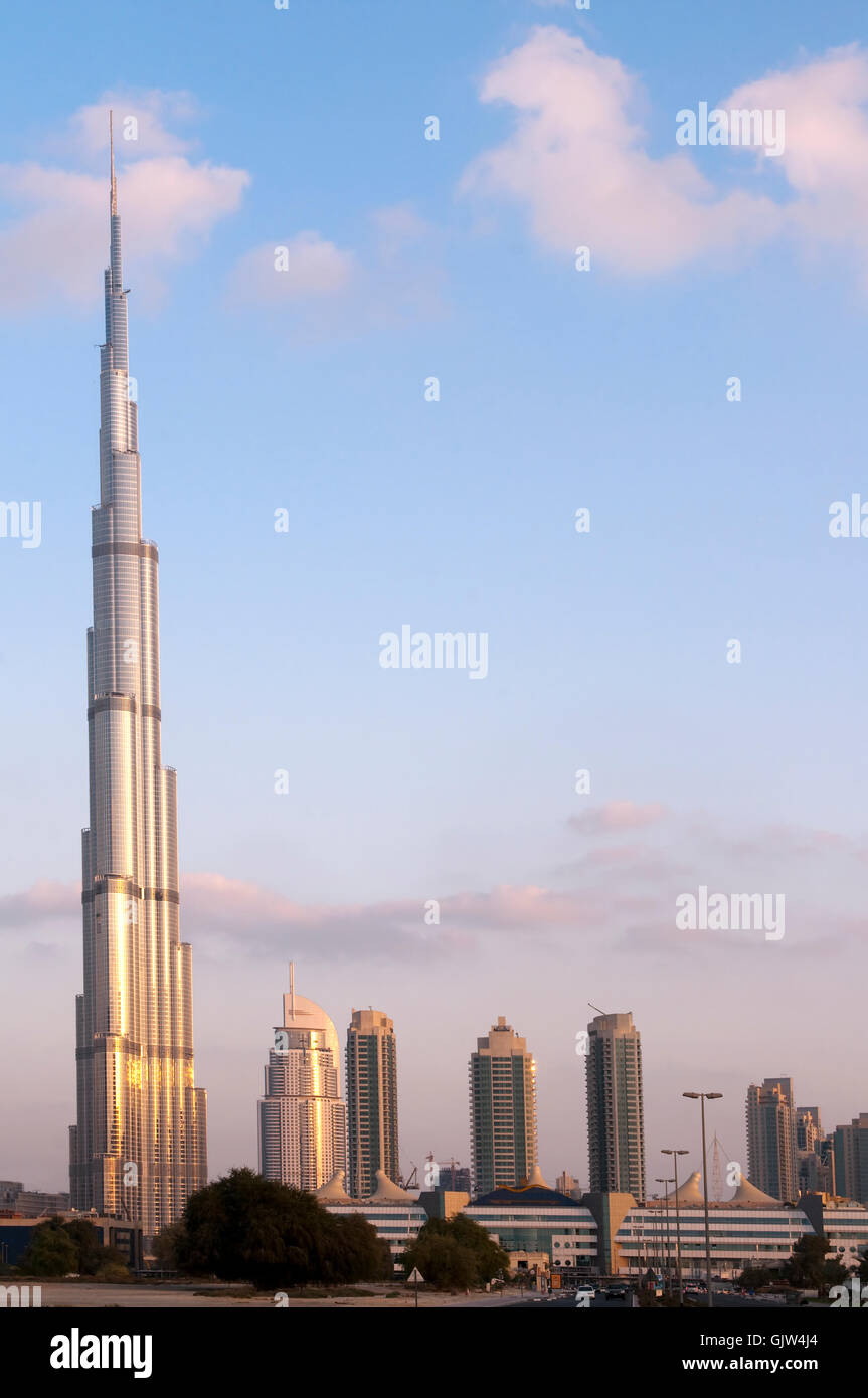 Burj dubai, Emirati Arabi Uniti Foto Stock