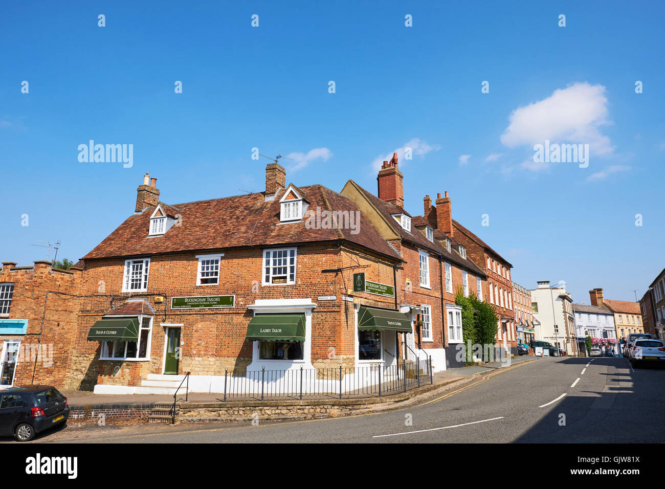 Castle Street Buckingham Buckinghamshire REGNO UNITO Foto Stock
