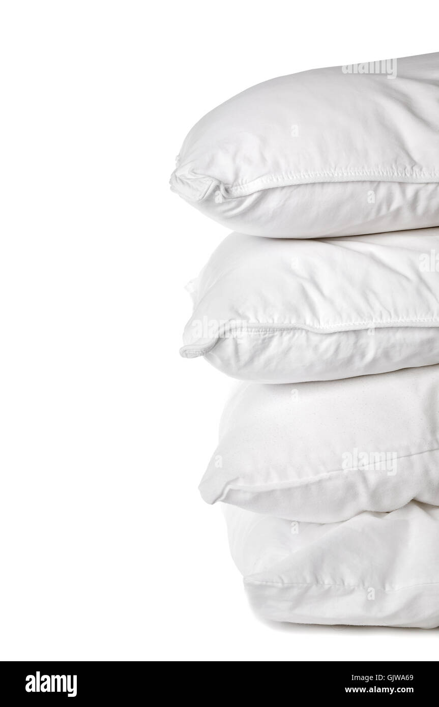 Stack di tessuto di lino Foto Stock