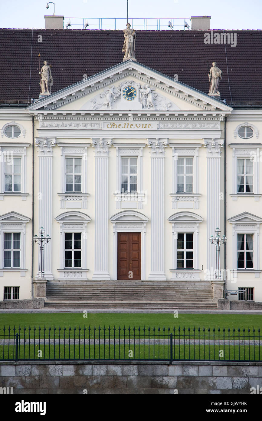 Schloss Bellevue Foto Stock