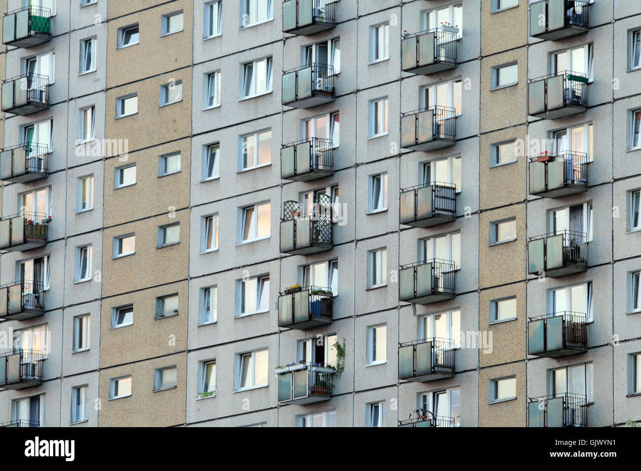 Costruzione casa calcestruzzo Foto Stock