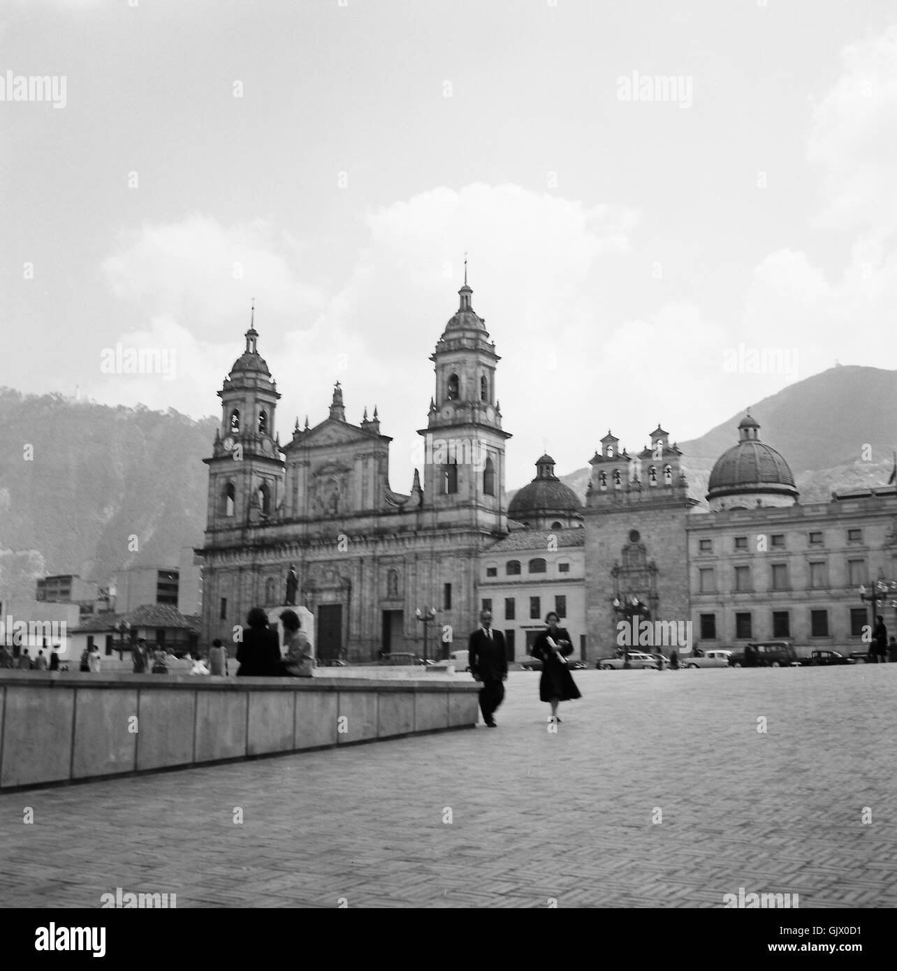 Die Kathedrale von Bogotà, Kolumbien 1960er Jahre. La Cattedrale di Bogotà, Colombia 1960s. Foto Stock