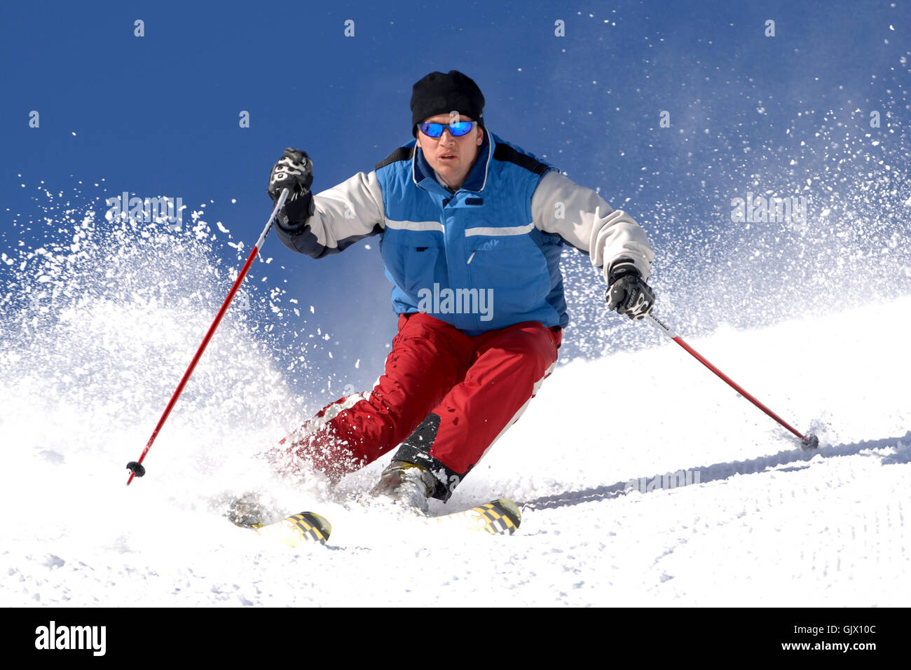 Inverno Sport invernali montagne Foto Stock